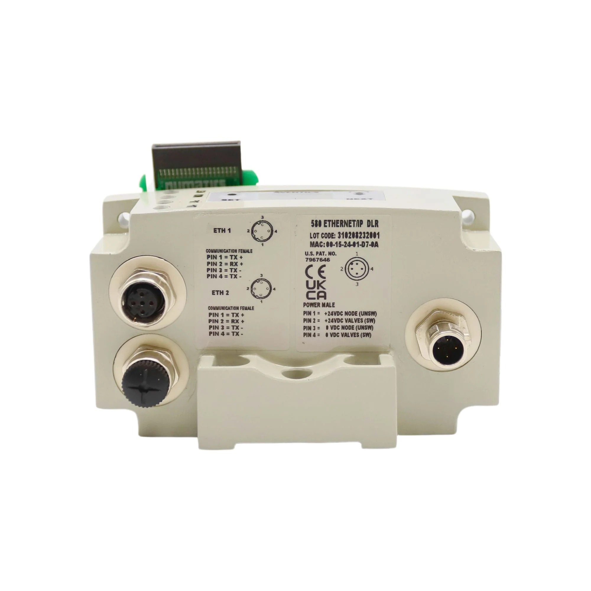 Numatics | Aventics Manifold part 580 Series Ethernet/IP DLR Node | P580AEED1010A00