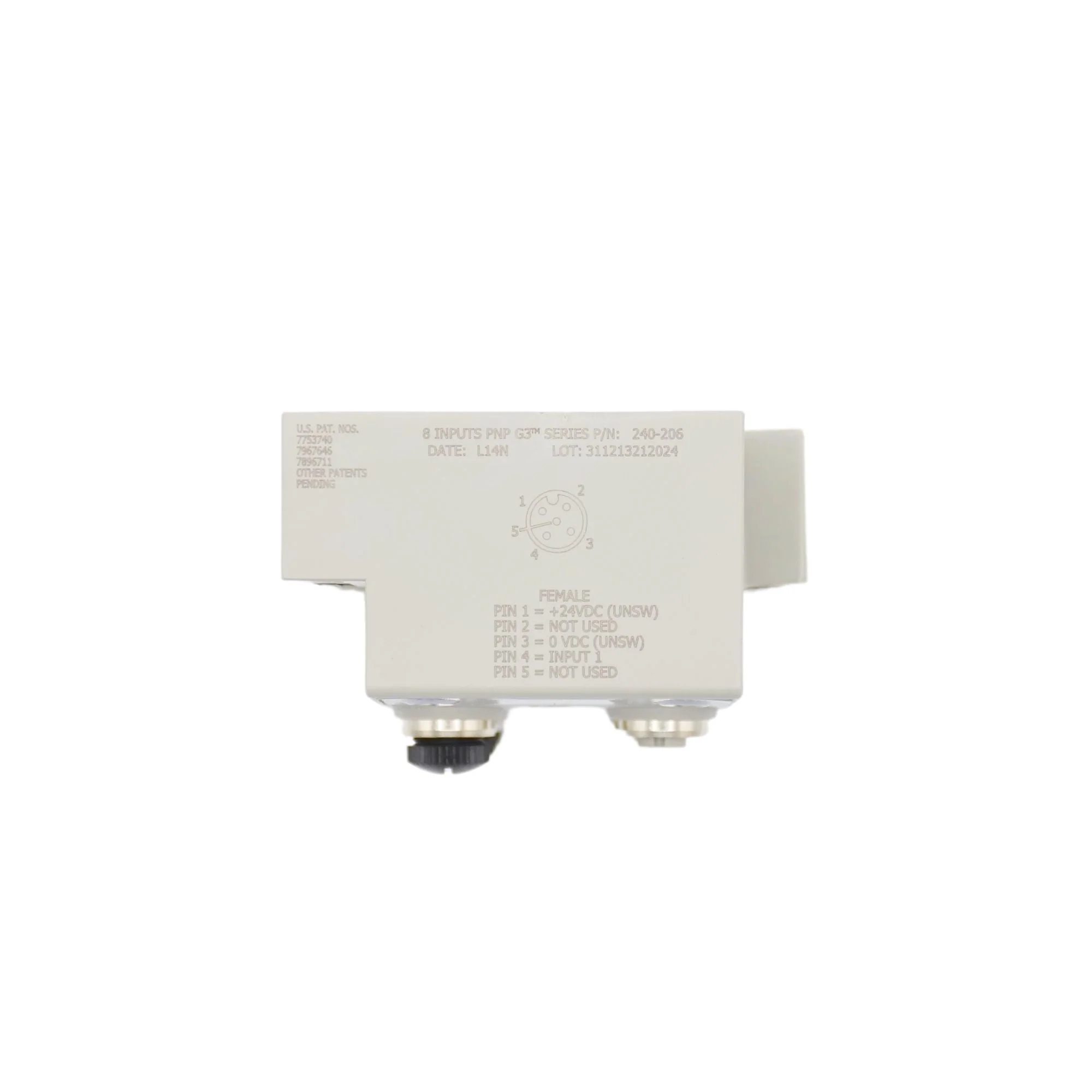 Numatics | Aventics Manifold part G3 8-Inputs PNP Digital 5 Pin Micro Connector | 240-206 - Image 3