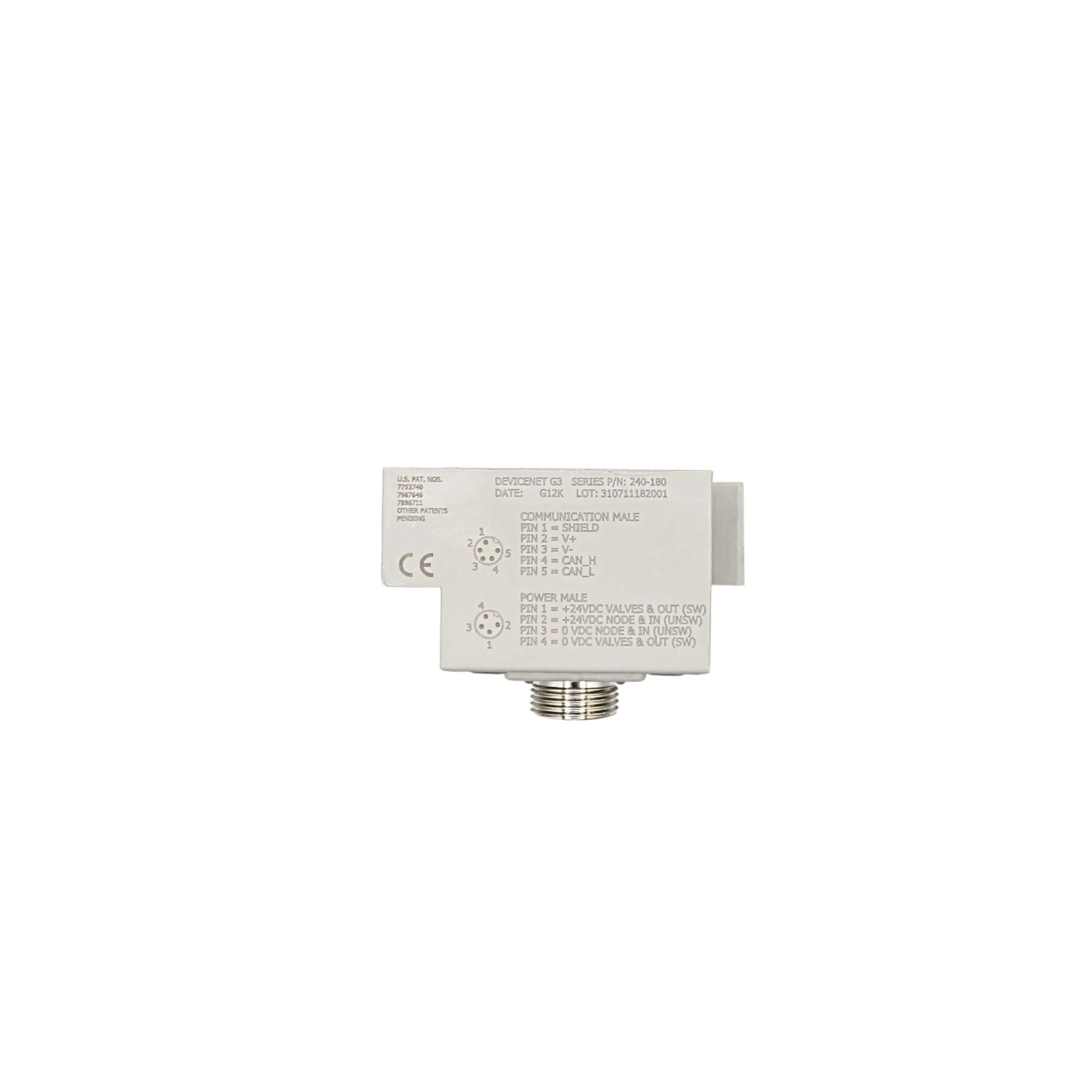 Numatics | Aventics Manifold part G3 Devicenet Node | 240-180 - Image 3