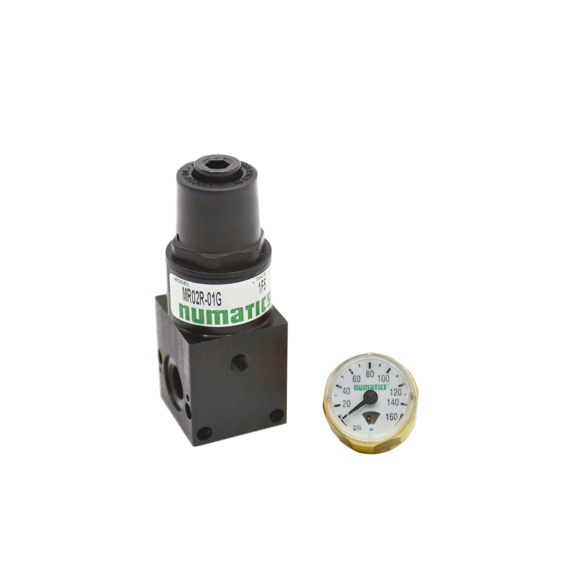 Numatics | Aventics Miniature Manifold Regulator w/ integral mounting holes | MR02R-01G