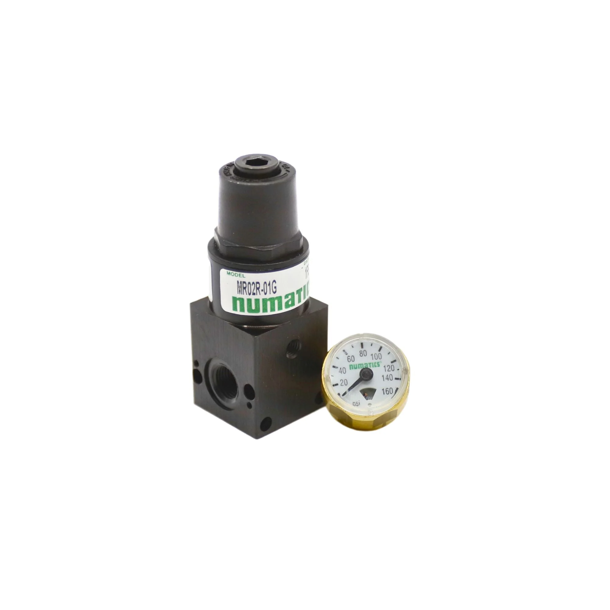 Numatics | Aventics Miniature Manifold Regulator w/ integral mounting holes | MR02R-01G - Image 2