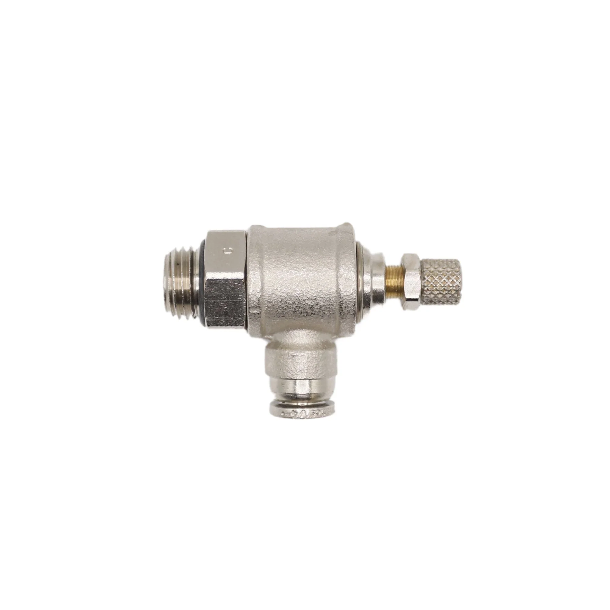 Numatics | Aventics-NP Brass flow control 1/4in Tube X 1/4in | INWB139C-104-021
