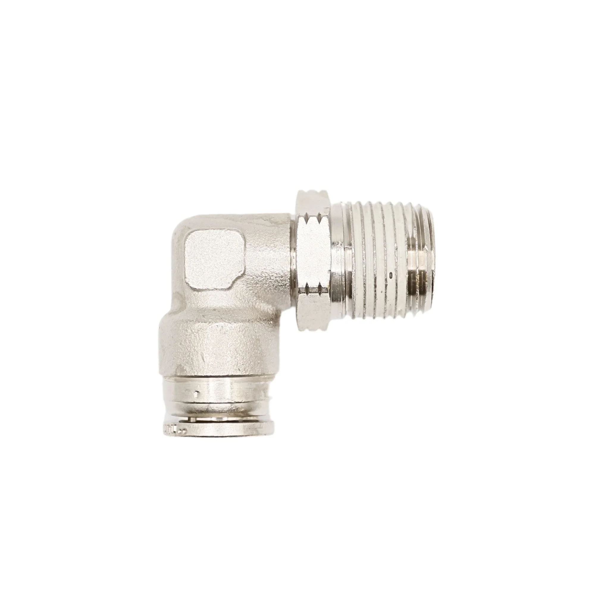 Numatics | Aventics NP Brass Push-in fitting 1/2 in Tube 1/2 in MNPT Swivel elbow | INB109-102-023