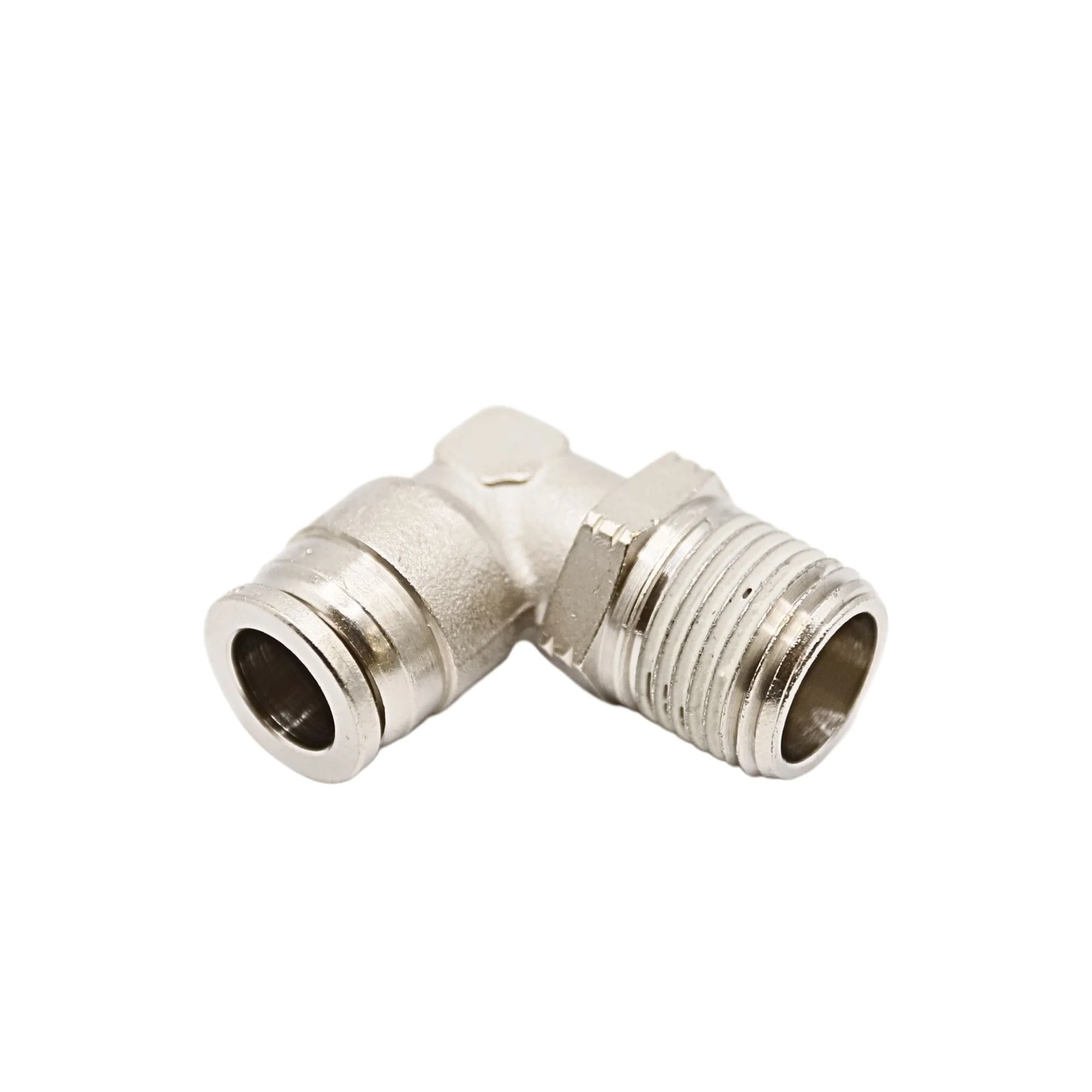 Numatics | Aventics NP Brass Push-in fitting 1/2 in Tube 1/2 in MNPT Swivel elbow | INB109-102-023 - Image 2