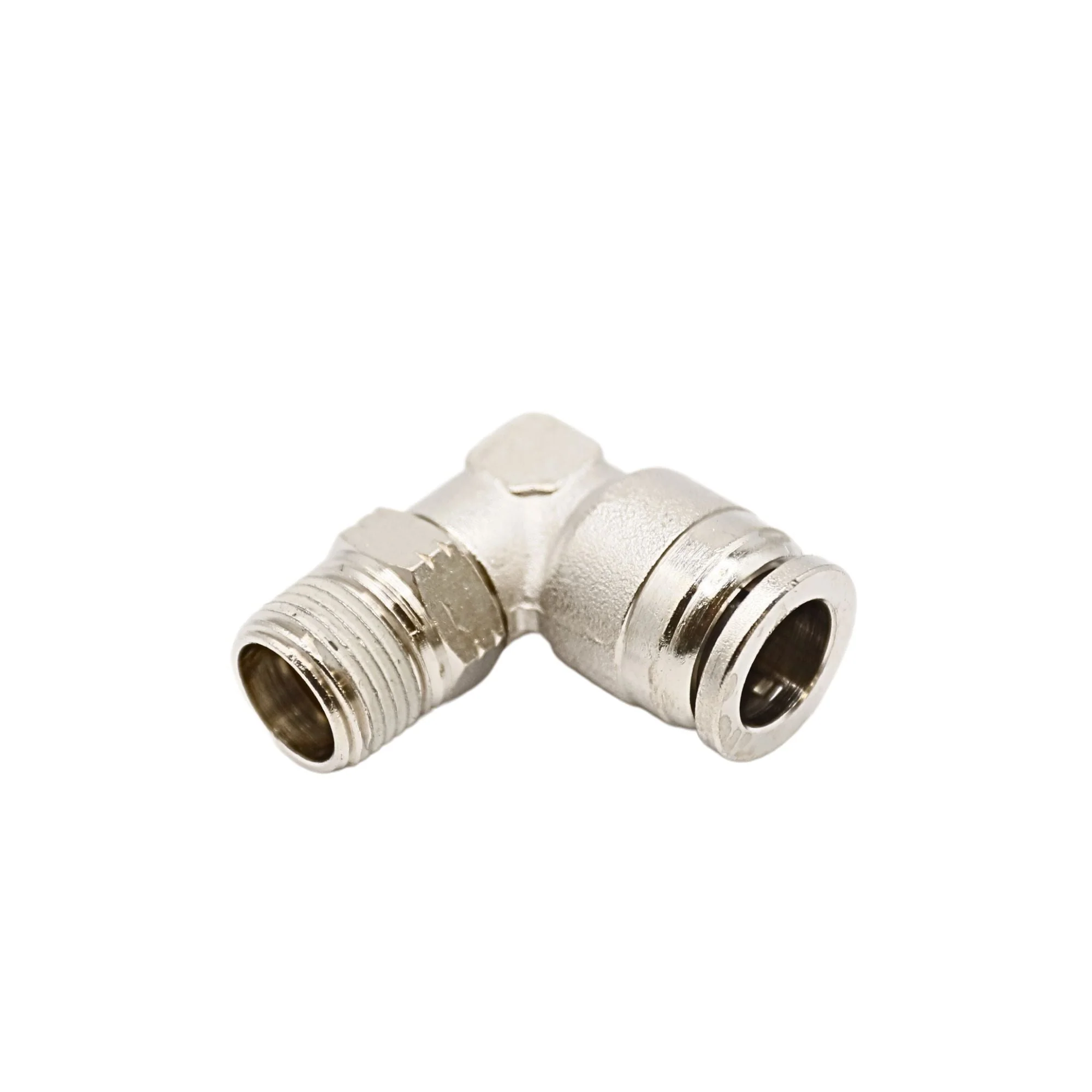 Numatics | Aventics NP Brass Push-in fitting 1/2 in Tube 3/8 in MNPT Swivel elbow | INB109-102-022 - Image 2