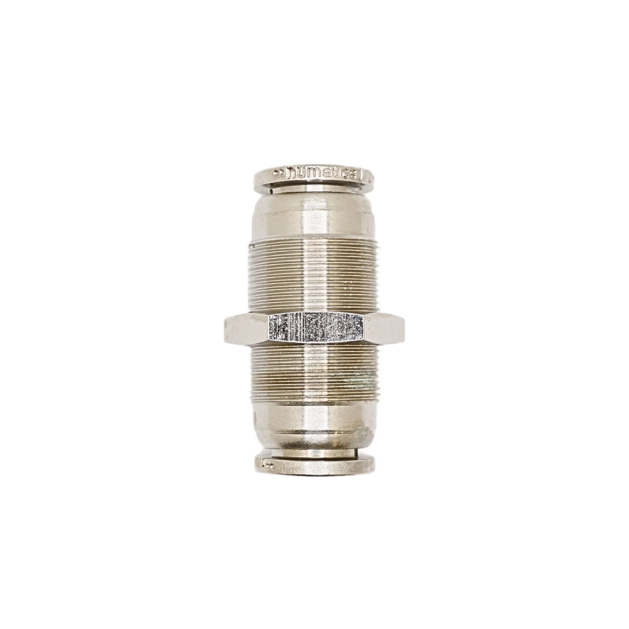 Numatics | Aventics NP Brass Push-in fitting 1/2 in Tube bulkhead | INB101-102-000