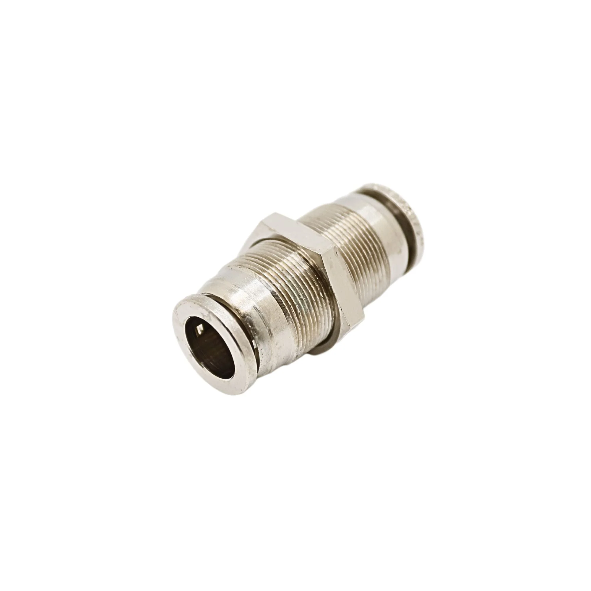 Numatics | Aventics NP Brass Push-in fitting 1/2 in Tube bulkhead | INB101-102-000 - Image 2