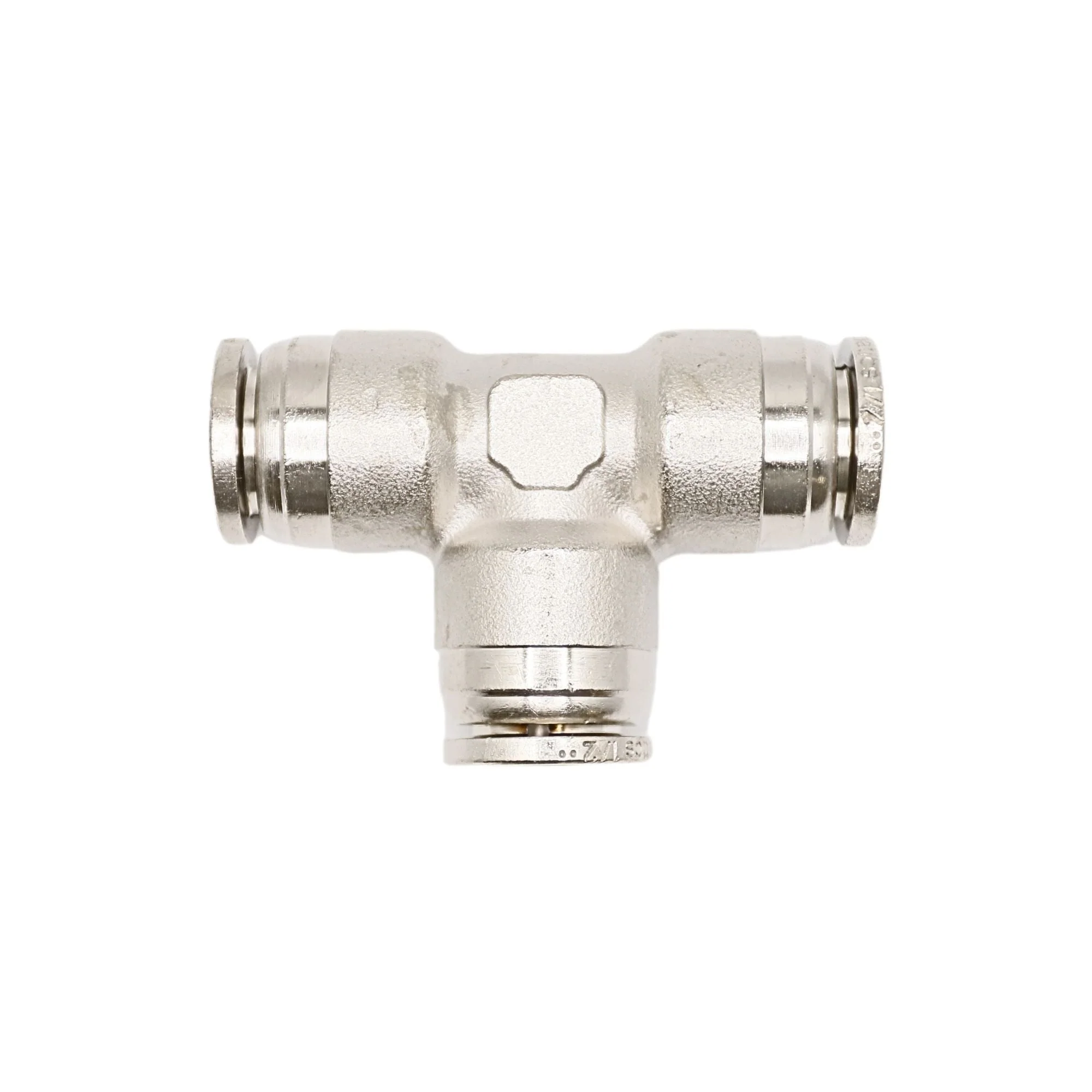 Numatics | Aventics NP Brass Push-in fitting 1/2 in Tube union tee | INB110-102-000 - Image 2