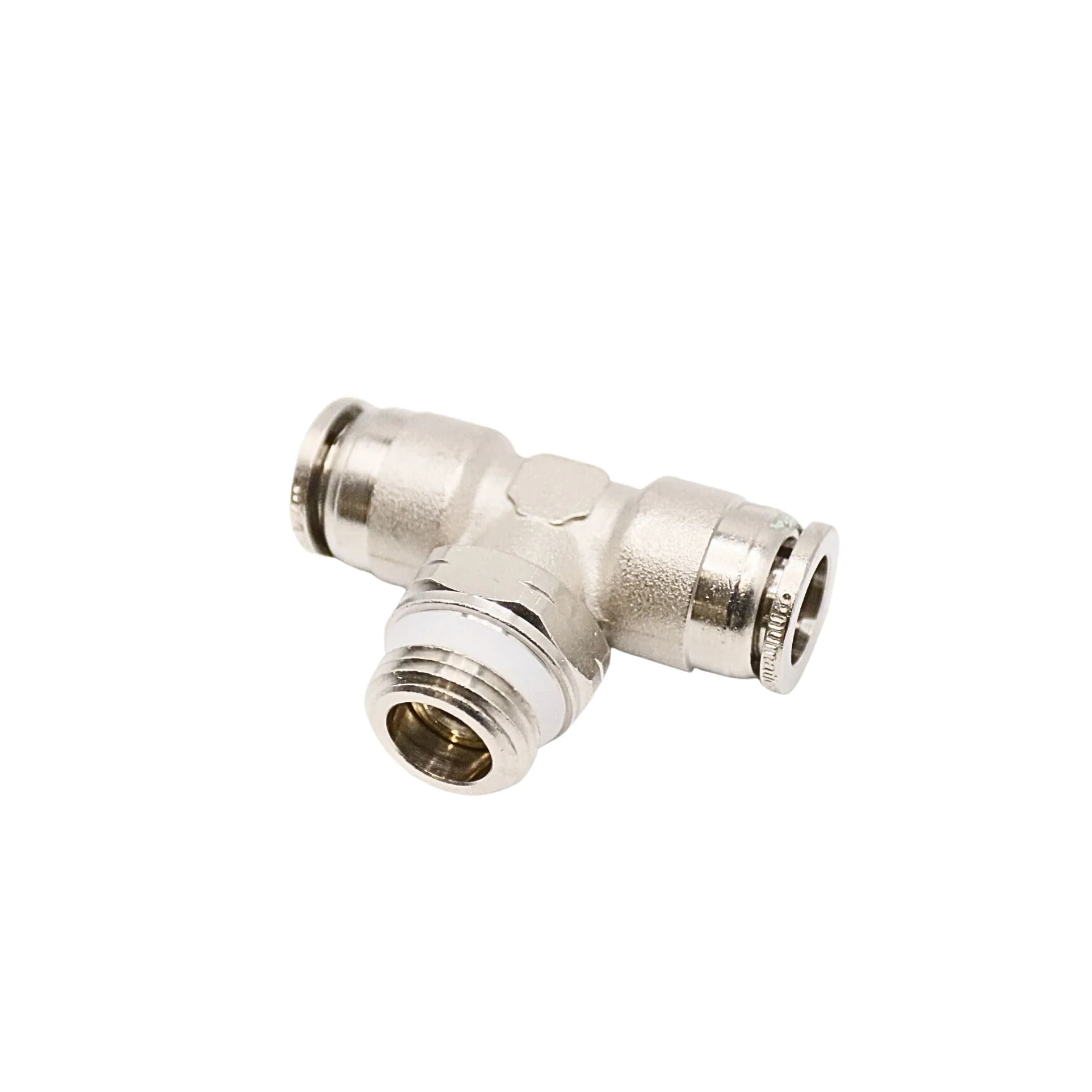 Numatics | Aventics NP Brass Push-in fitting 1/2 in Tube X 1/2 in MNPT swivel branch tee | INWB114-102-023 - Image 2