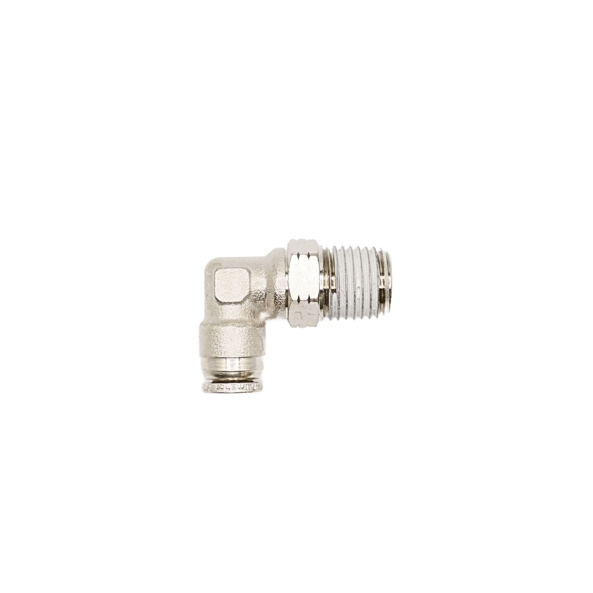 Numatics | Aventics NP Brass Push-in fitting 1/4 in Tube 1/4 in MNPT Swivel elbow | INB109-104-021