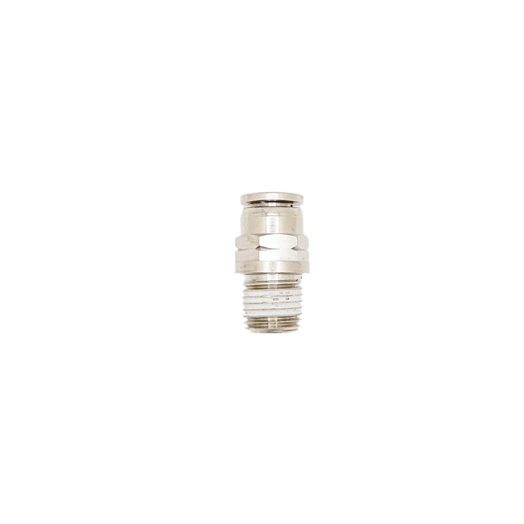 Numatics | Aventics NP Brass Push-in fitting 1/4 in Tube 1/4 in MNPT (Viton) | INB103-516-021F