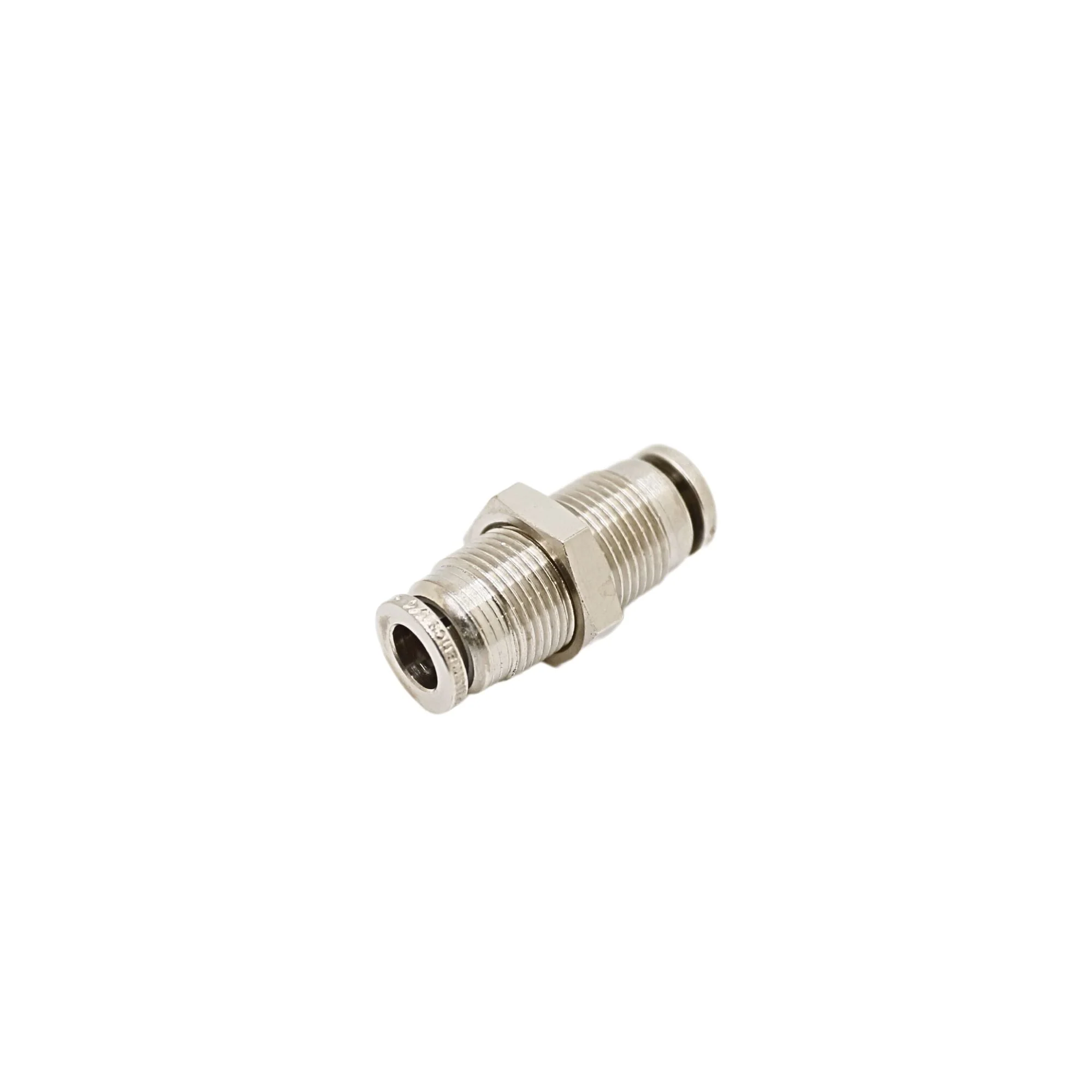 Numatics | Aventics NP Brass Push-in fitting 1/4 in Tube bulkhead | INB101-104-000 - Image 2
