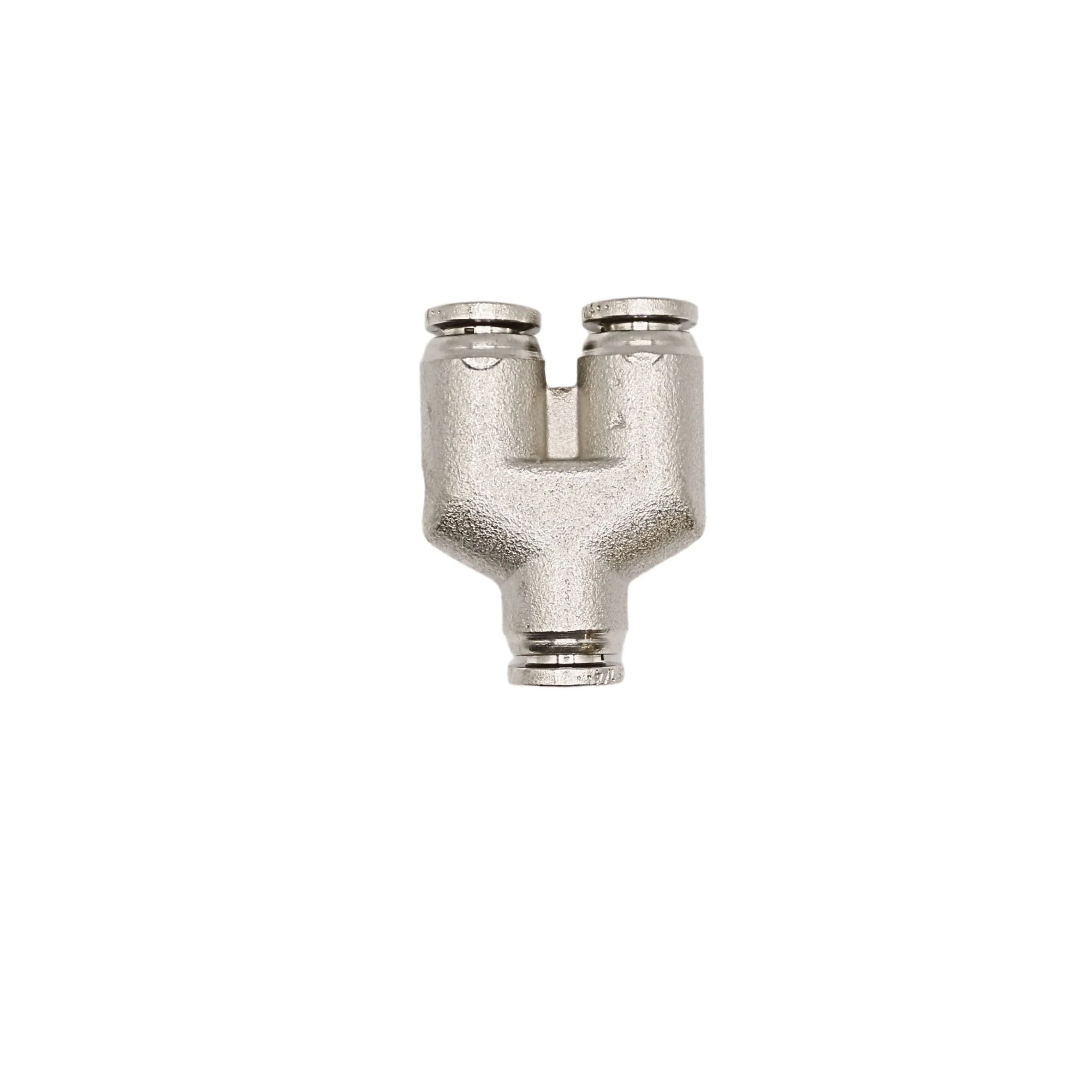 Numatics | Aventics NP Brass Push-in fitting 1/4 in Tube union Y | INB131-104-000