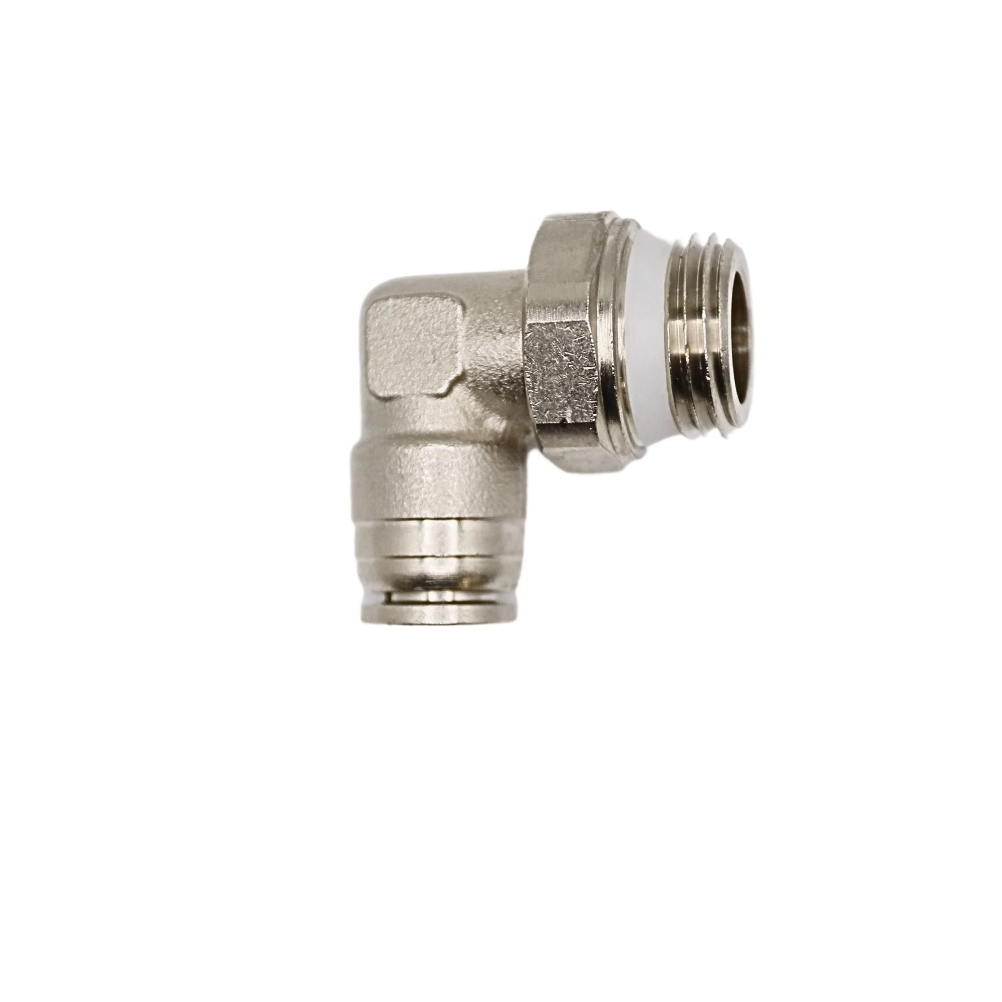 Numatics | Aventics NP Brass Push-in fitting 10mm Tube 1/2 in MNPT Swivel elbow | NWB109-010-003