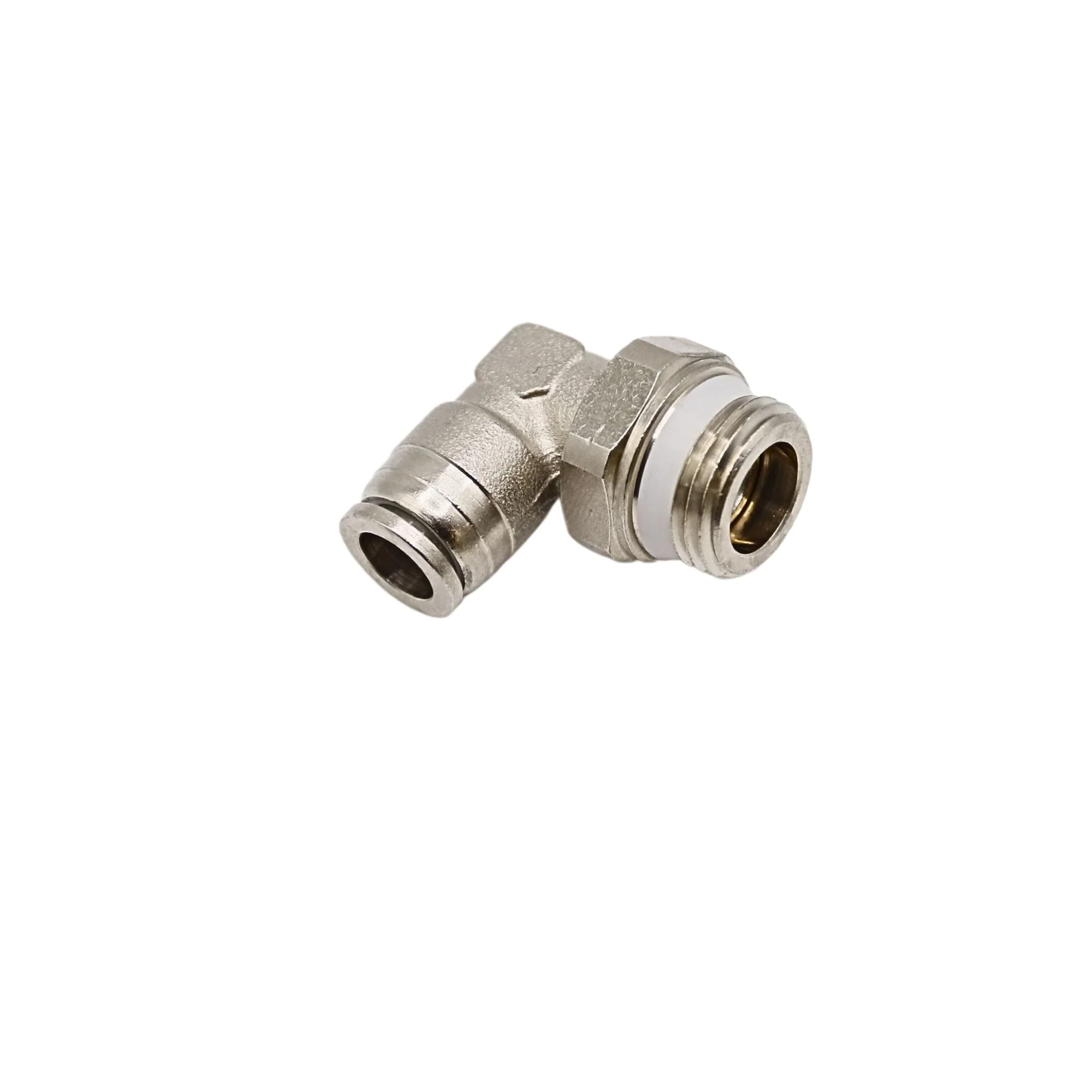 Numatics | Aventics NP Brass Push-in fitting 10mm Tube 1/2 in MNPT Swivel elbow | NWB109-010-003 - Image 2