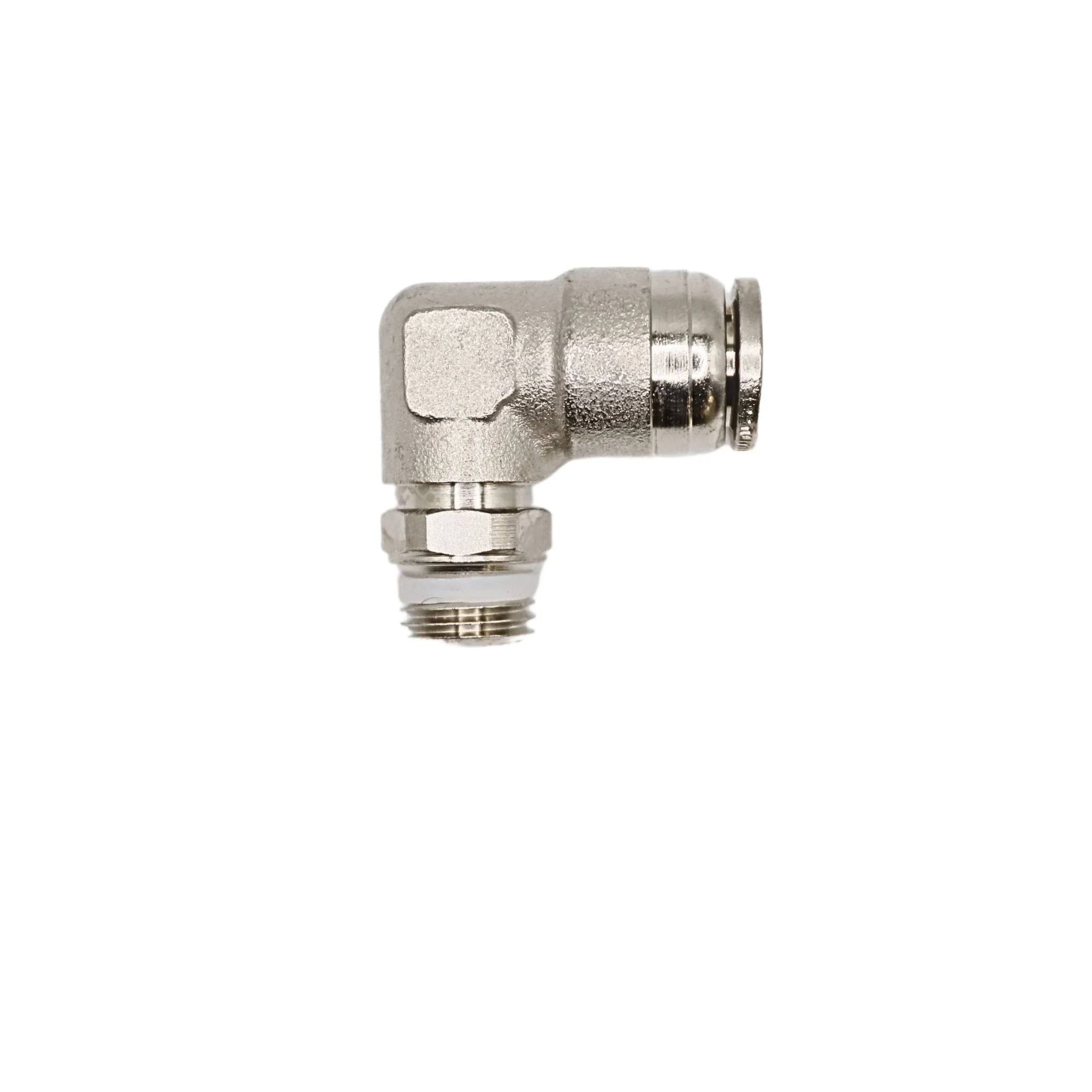 Numatics | Aventics NP Brass Push-in fitting 10mm Tube 1/4 in MNPT Swivel elbow | NWB109-010-001