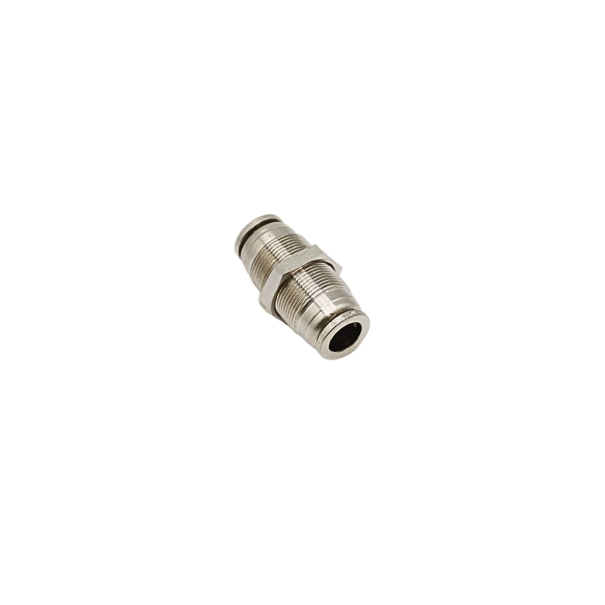 Numatics | Aventics NP Brass Push-in fitting 10mm Tube bulkhead union | NB101-010-000