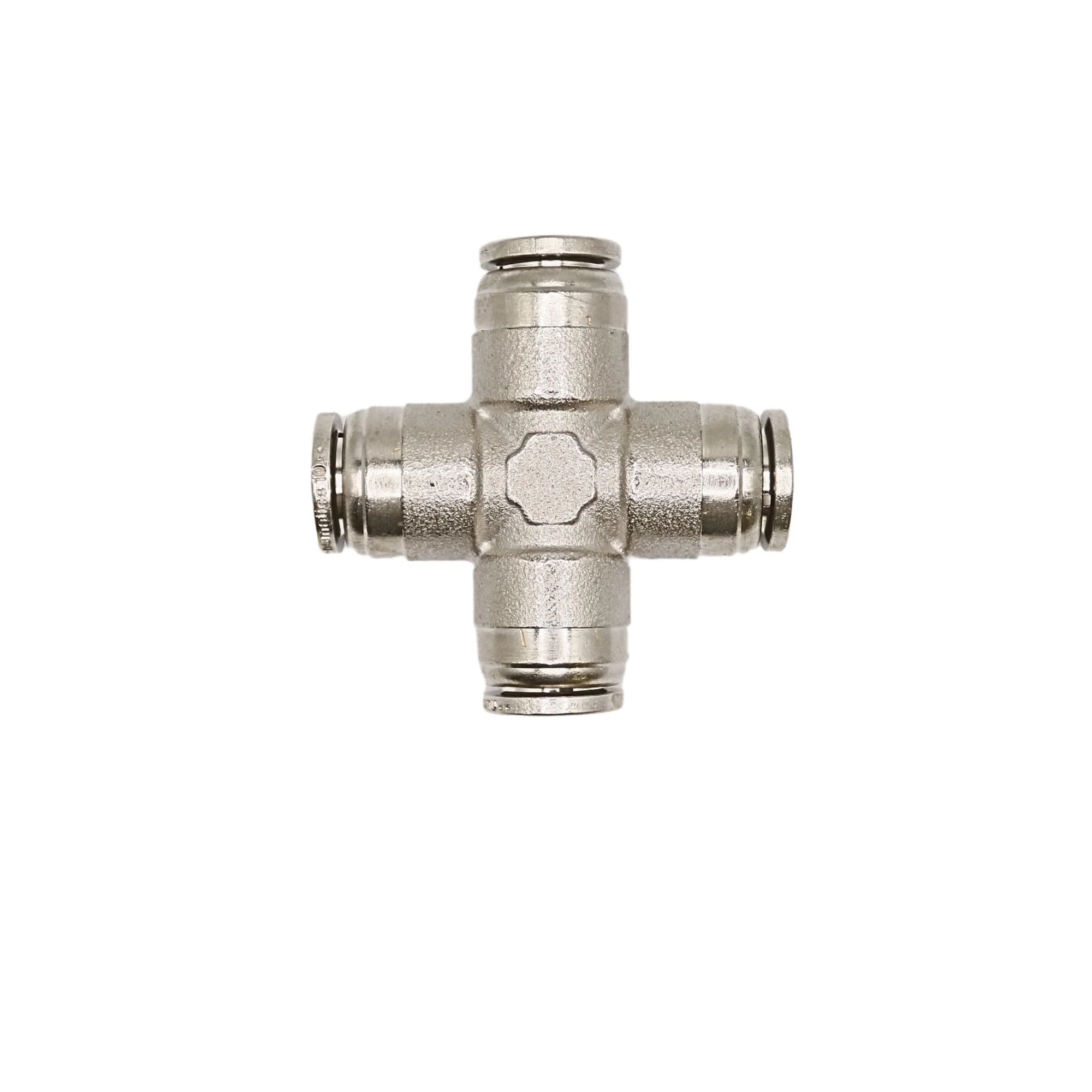 Numatics | Aventics NP Brass Push-in fitting 10mm Tube union cross | NB117-010-000