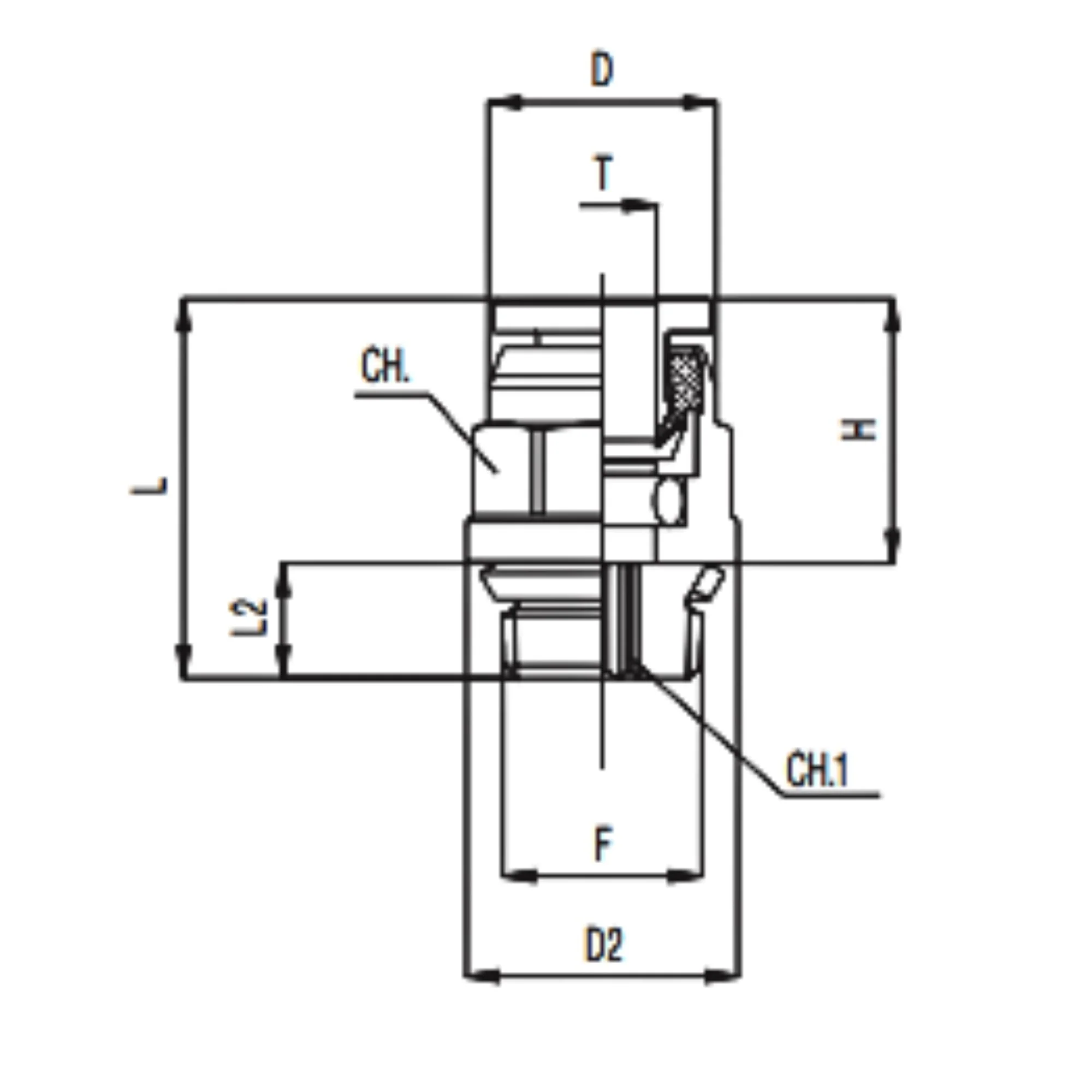 Numatics | Aventics NP Brass Push-in fitting 10mm Tube X 1/2 in MNPT | NWB103-010-003 - Image 3