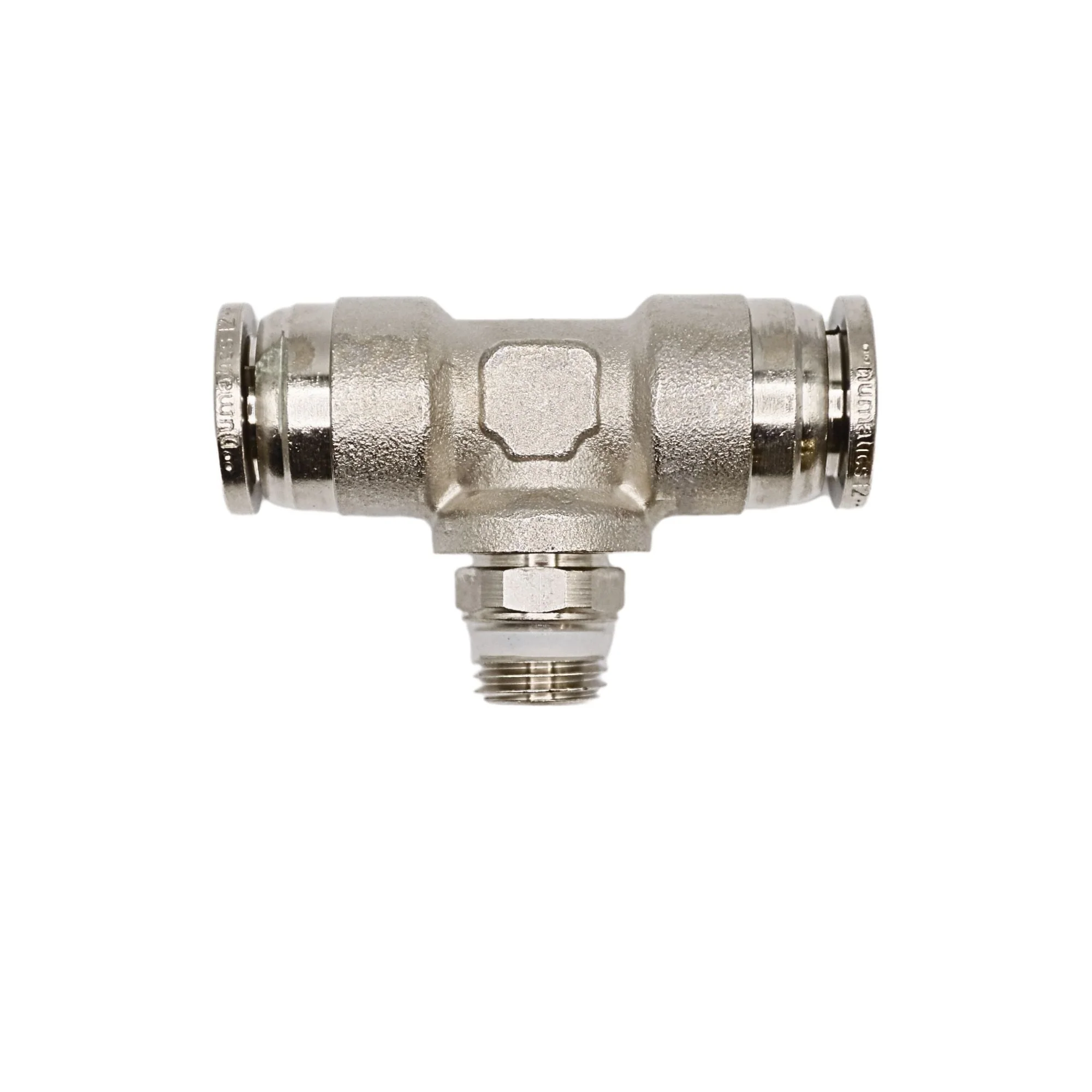 Numatics | Aventics NP Brass Push-in fitting 12mm Tube 1/4 in MNPT Swivel branch tee | NWB114-012-001 - Image 2