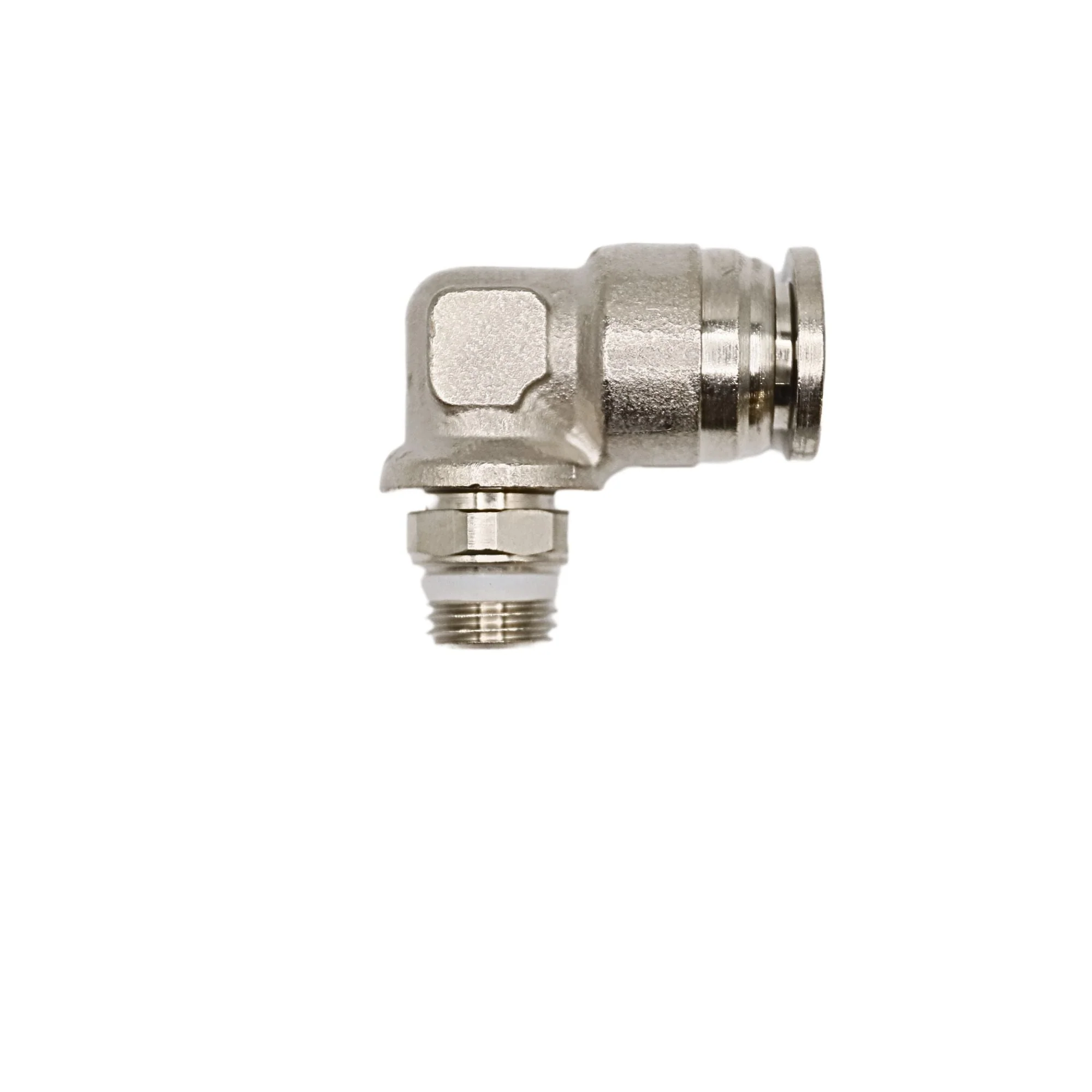 Numatics | Aventics NP Brass Push-in fitting 12mm Tube 1/4 in MNPT Swivel elbow | NWB109-012-001