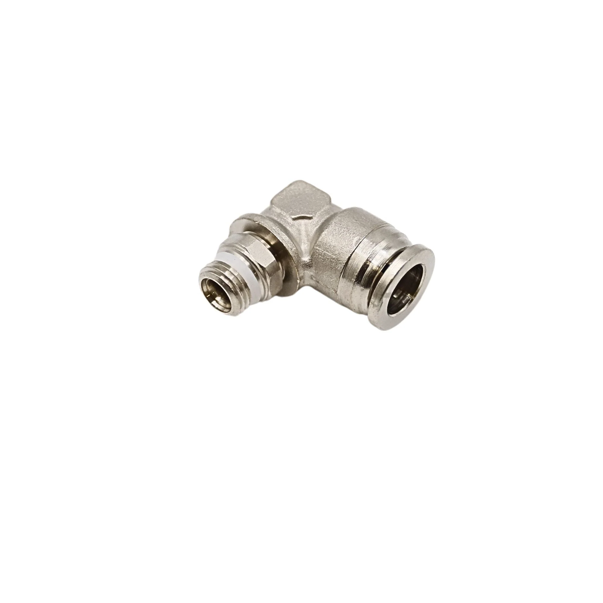 Numatics | Aventics NP Brass Push-in fitting 12mm Tube 1/4 in MNPT Swivel elbow | NWB109-012-001 - Image 2