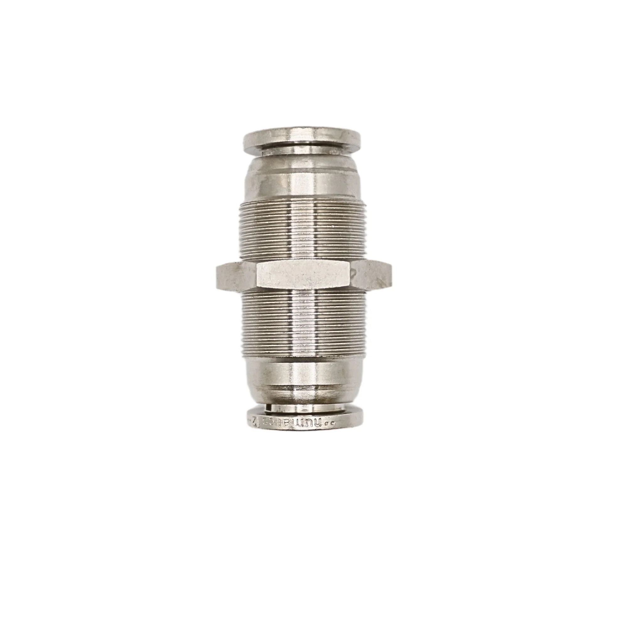 Numatics | Aventics NP Brass Push-in fitting 12mm Tube bulkhead union | NB101-012-000