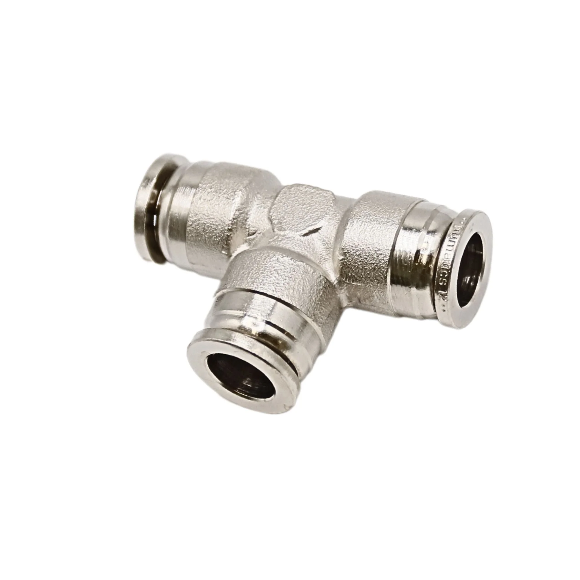 Numatics | Aventics NP Brass Push-in fitting 12mm Tube union tee | NB110-012-000 - Image 2