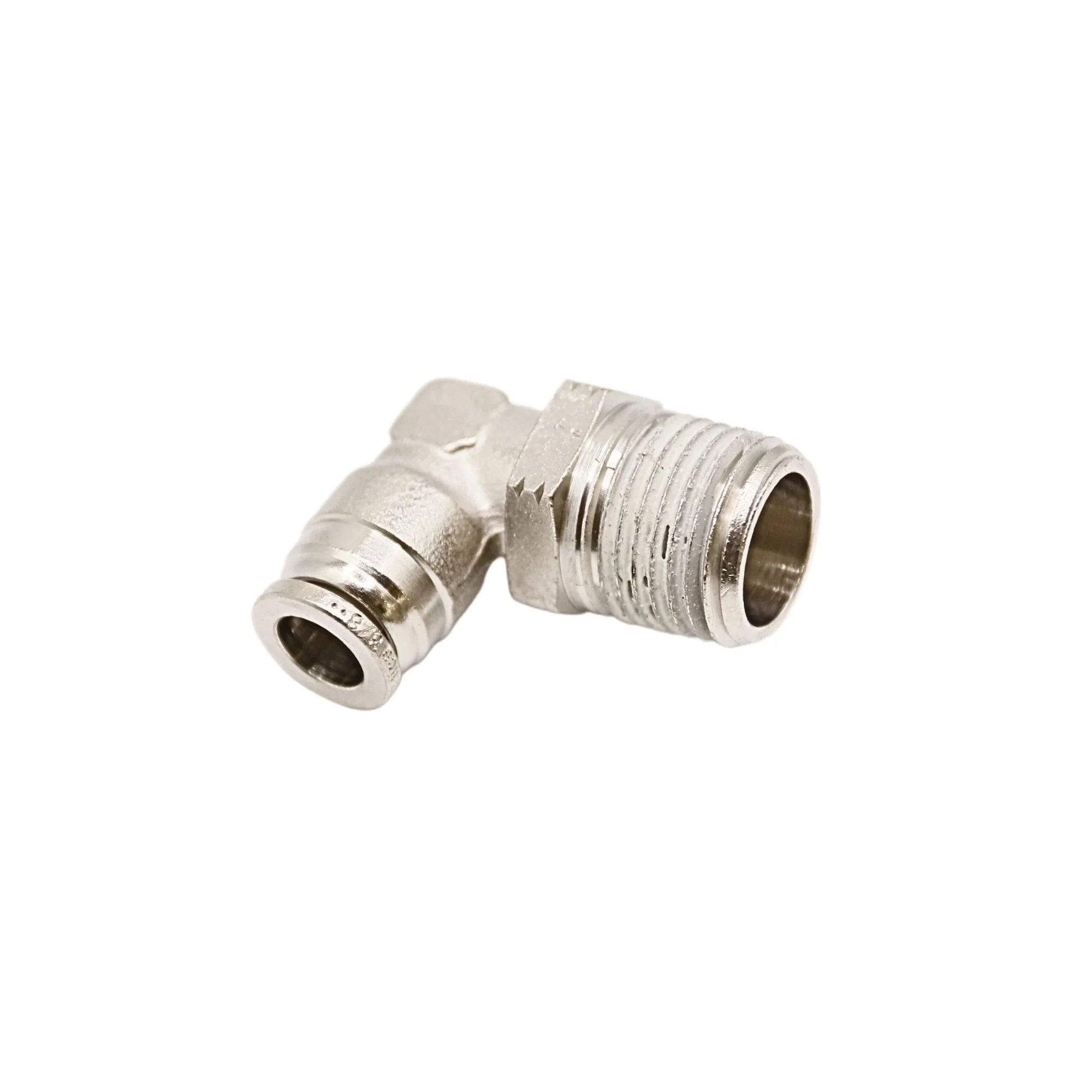 Numatics | Aventics NP Brass Push-in fitting 3/8 in Tube 1/2 in MNPT Swivel elbow | INB109-308-023 - Image 2