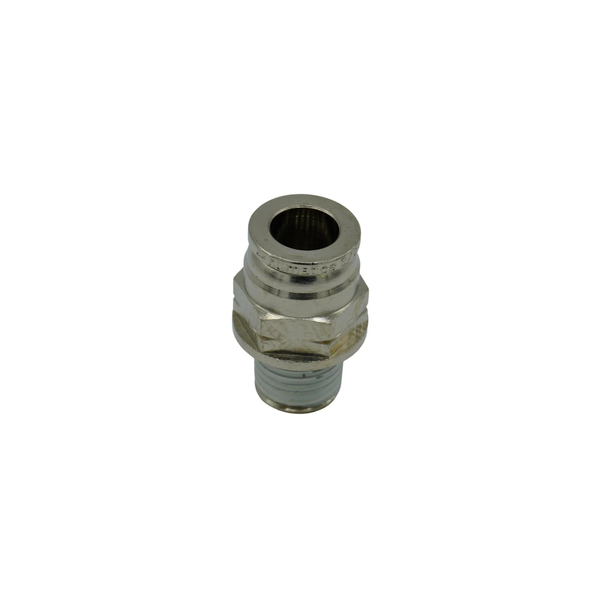 Numatics | Aventics NP Brass Push-in fitting 3/8 in Tube 1/4 in MNPT | INB103-308-021 - Image 2