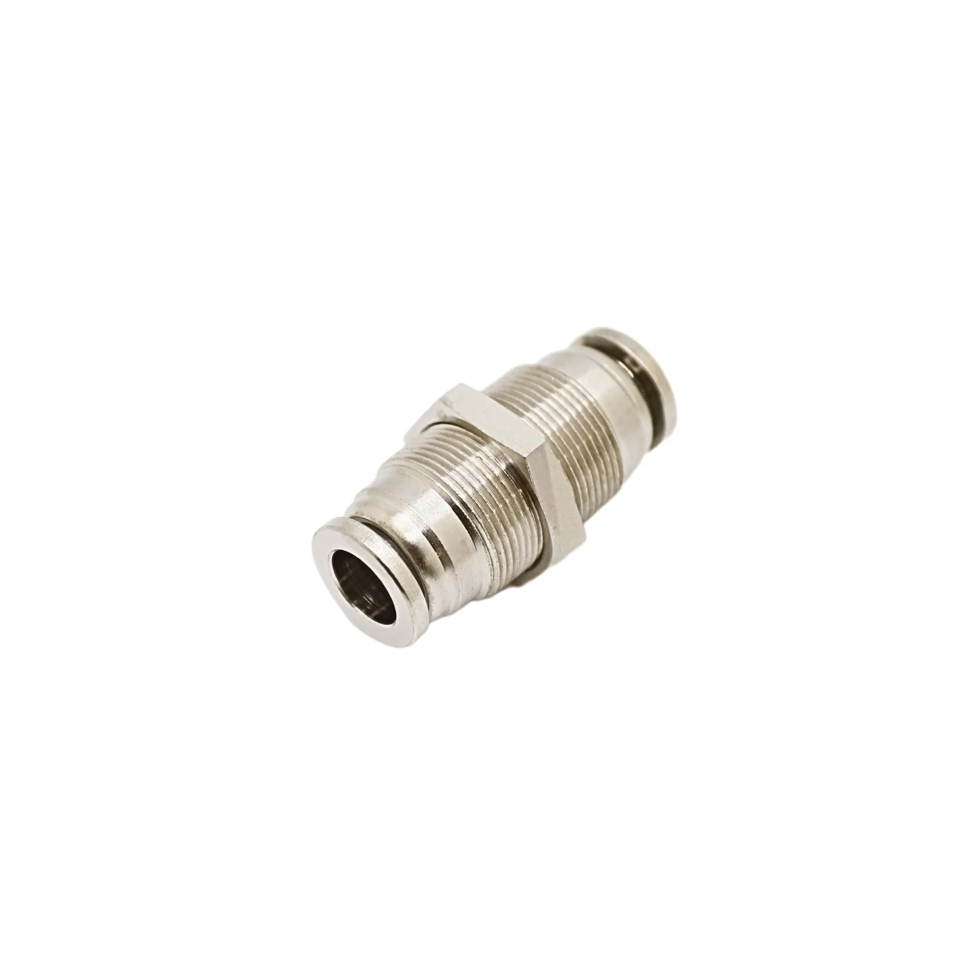 Numatics | Aventics NP Brass Push-in fitting 3/8 in Tube bulkhead | INB101-308-000 - Image 2
