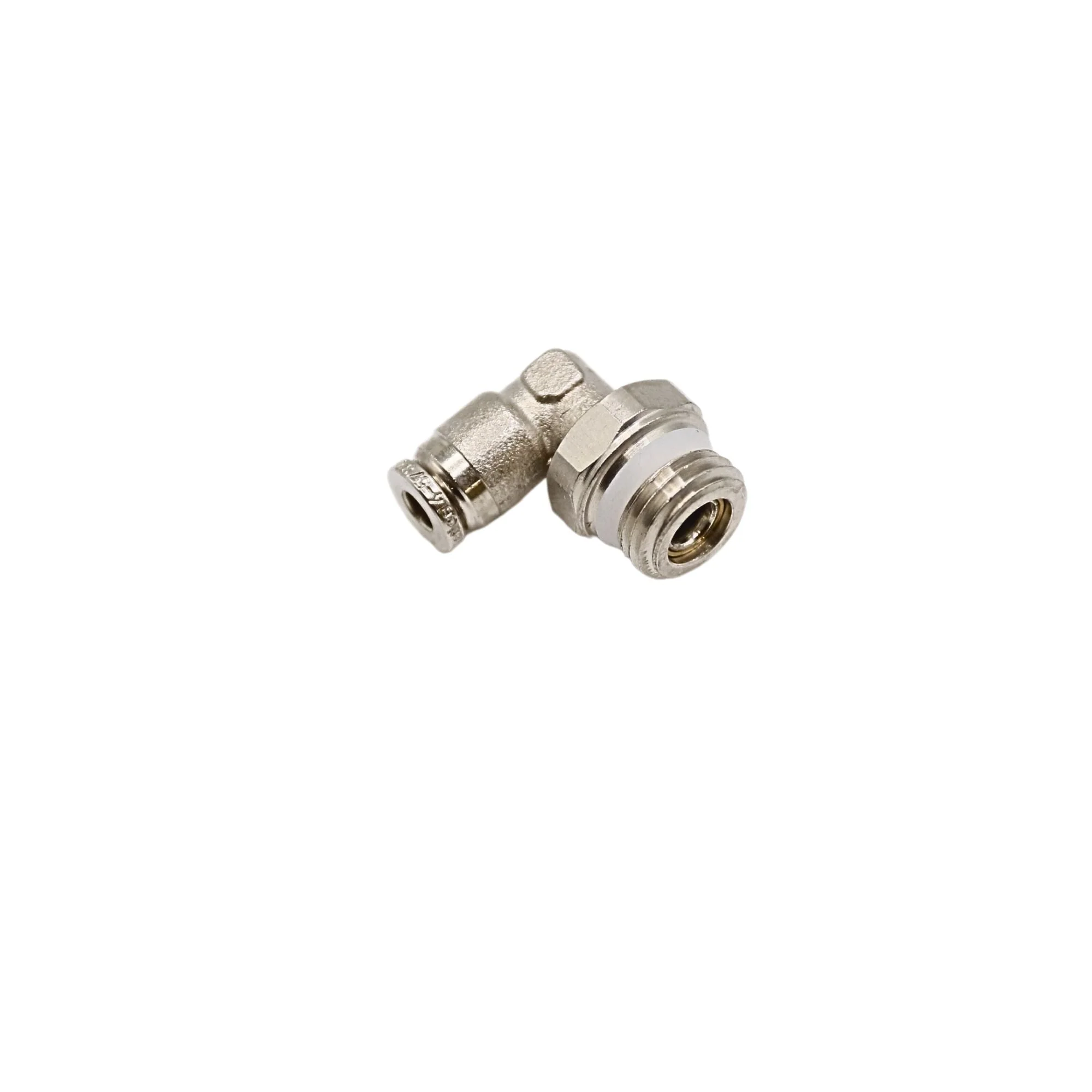 Numatics | Aventics NP Brass Push-in fitting 4mm Tube 1/4 in MNPT Swivel elbow | NWB109-004-001 - Image 2