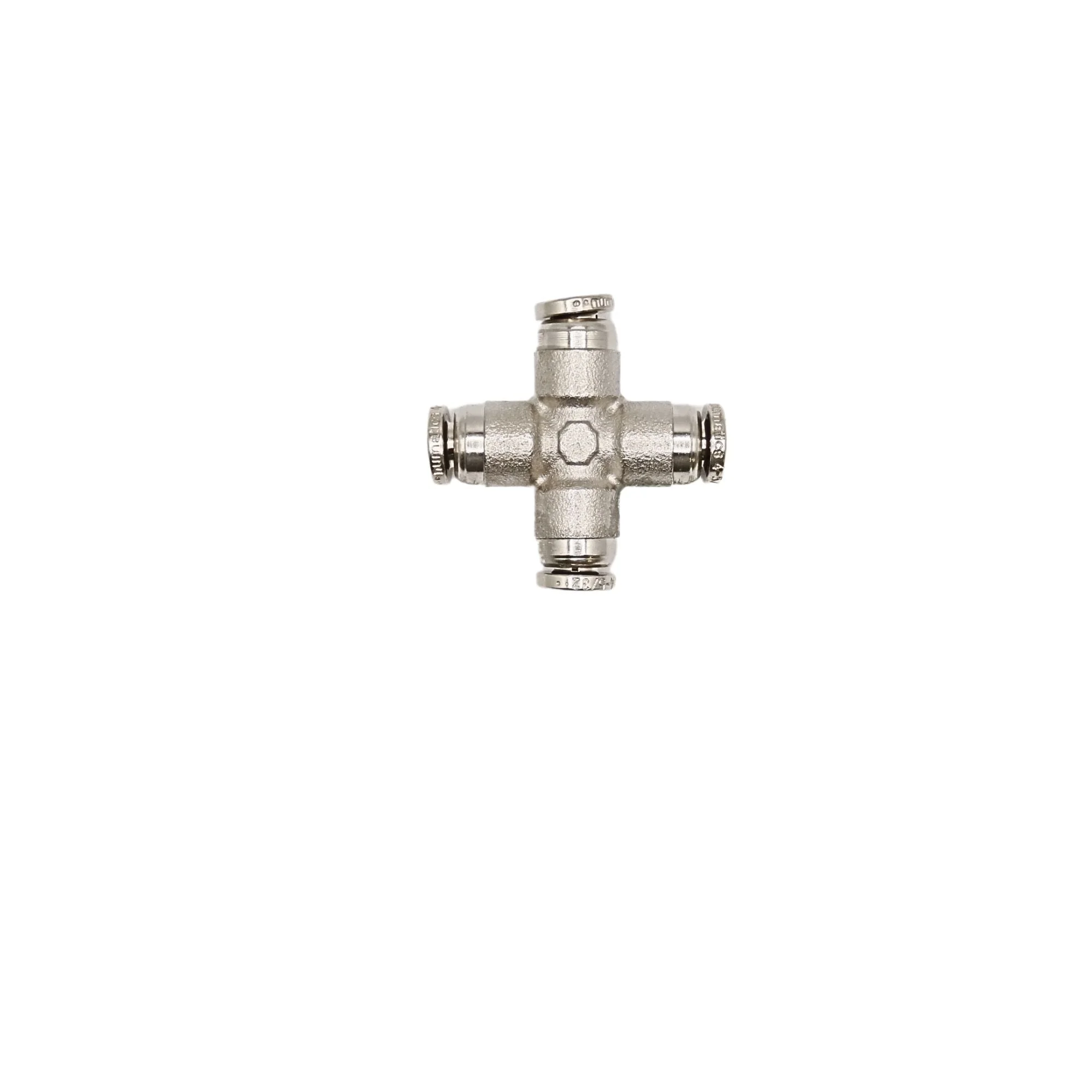 Numatics | Aventics NP Brass Push-in fitting 4mm Tube union cross | NB117-004-000