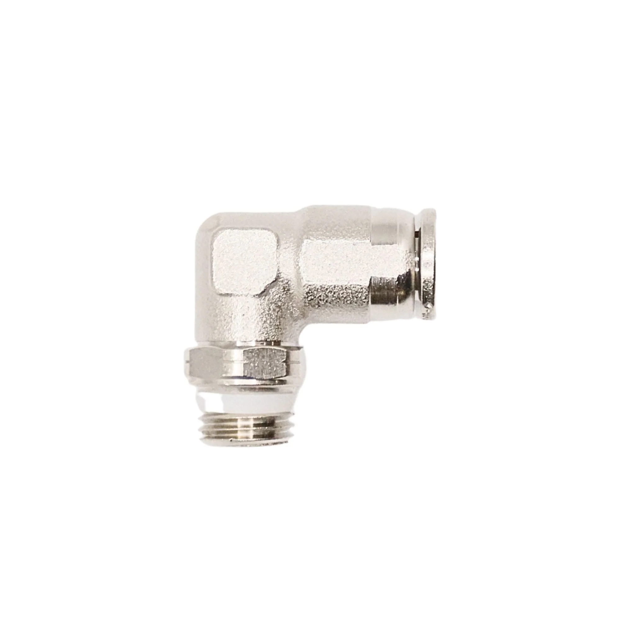 Numatics | Aventics NP Brass Push-in fitting 5/16 in Tube X 1/4 in MNPT swivel elbow | INWB109-516-021