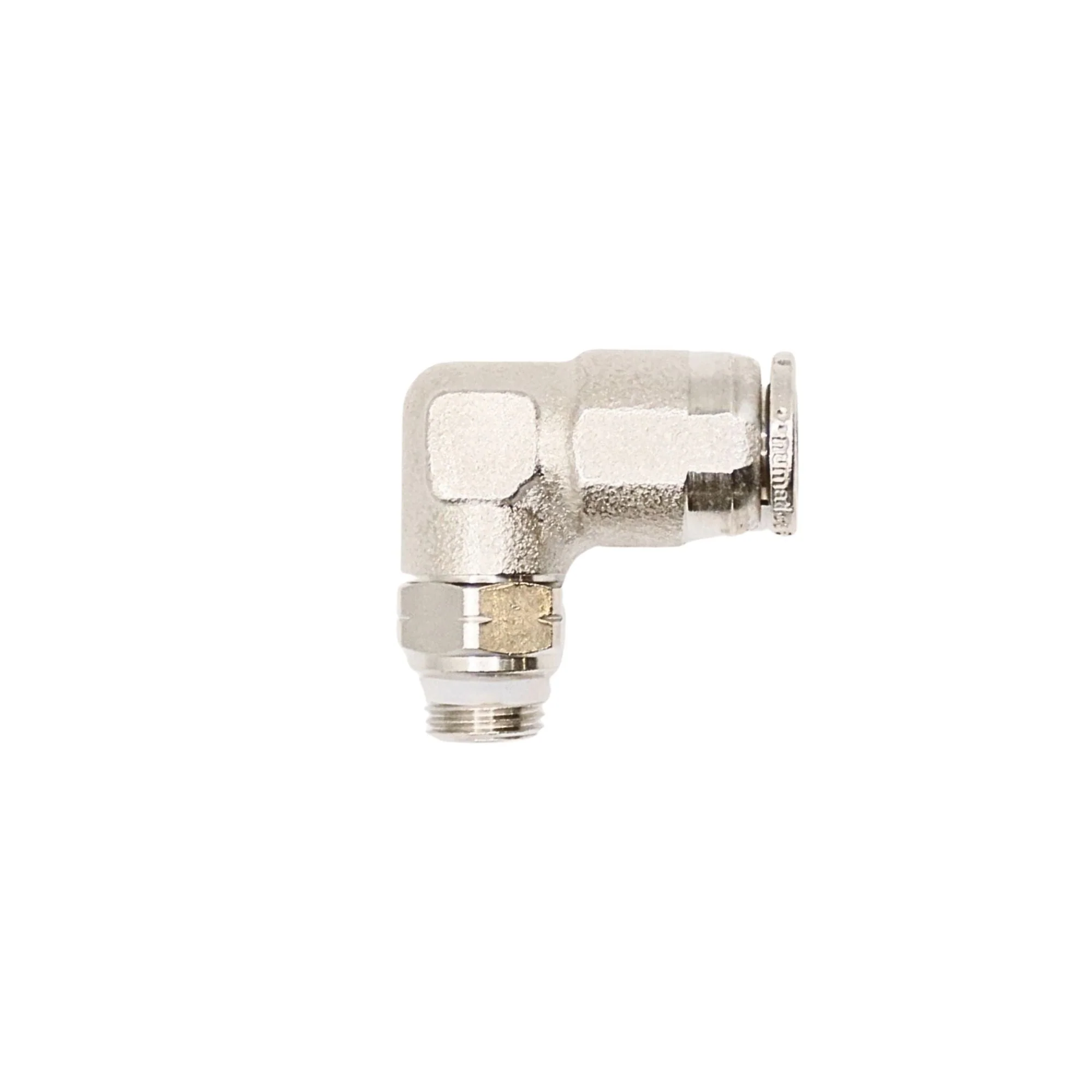 Numatics | Aventics NP Brass Push-in fitting 5/16 in Tube X 1/8 in MNPT swivel elbow | INWB109-516-020