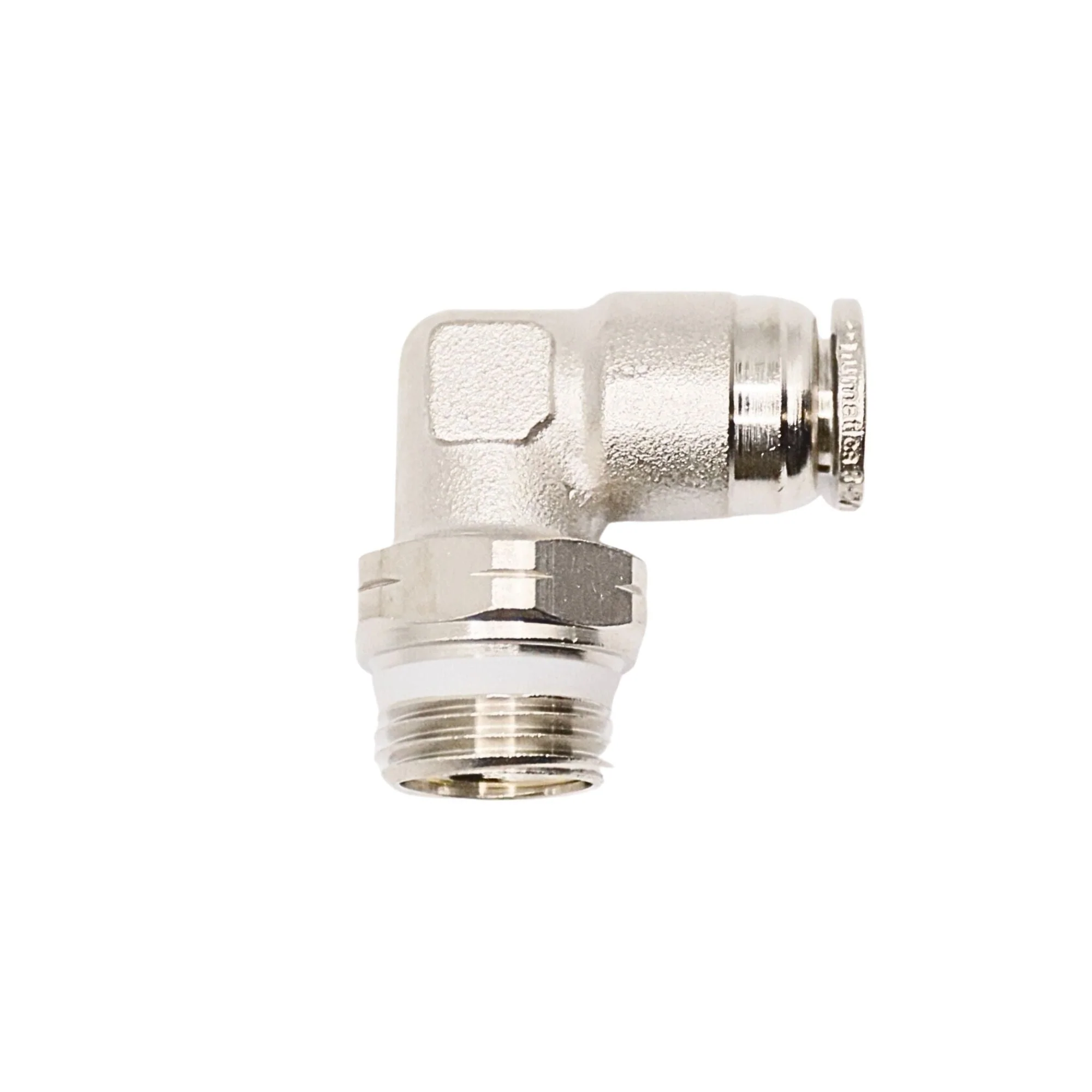 Numatics | Aventics NP Brass Push-in fitting 5/16 in Tube X 3/8 in MNPT swivel elbow | INWB109-516-022