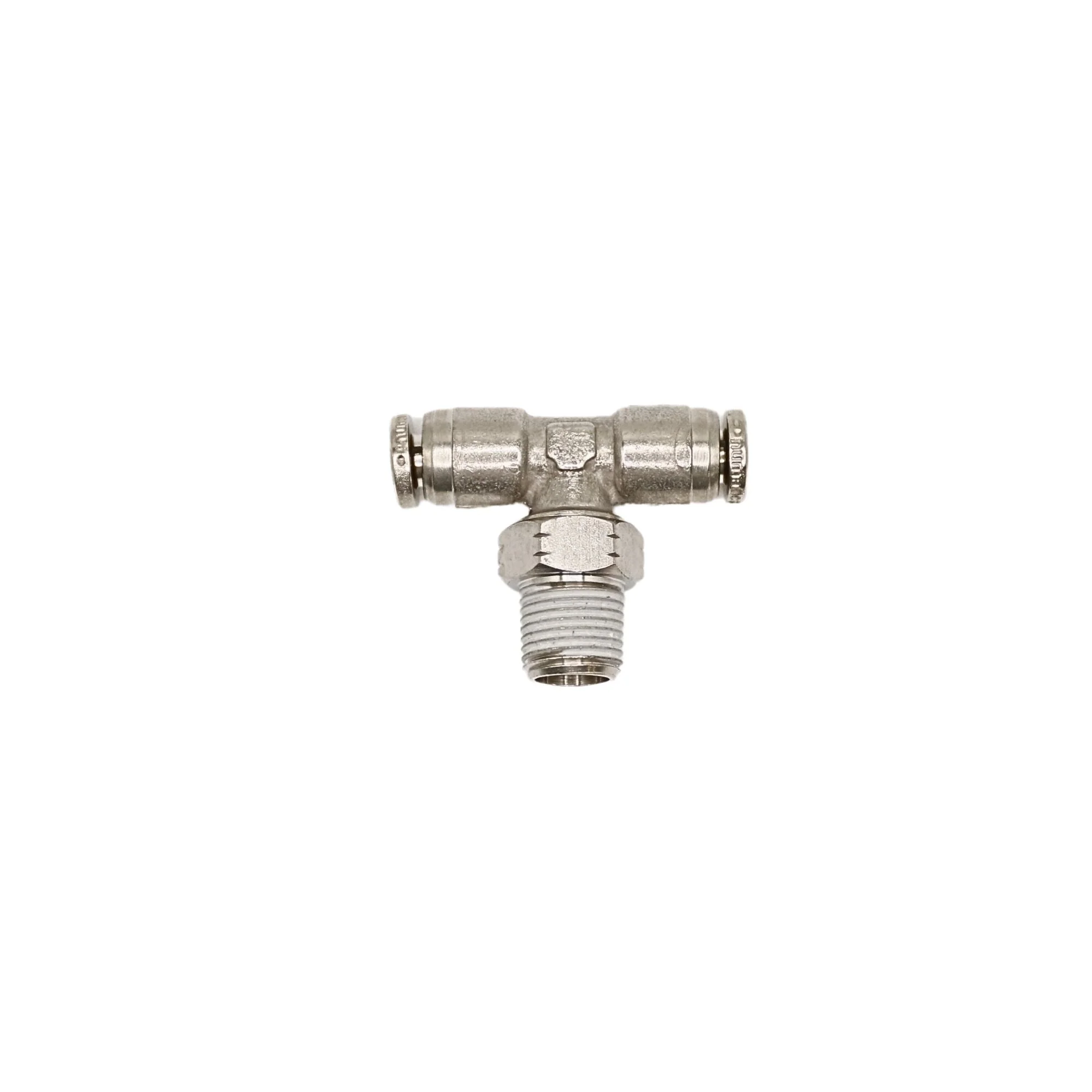 Numatics | Aventics NP Brass Push-in fitting 5/32 in Tube 1/8 in MNPT Swivel branch tee | INB114-532-020