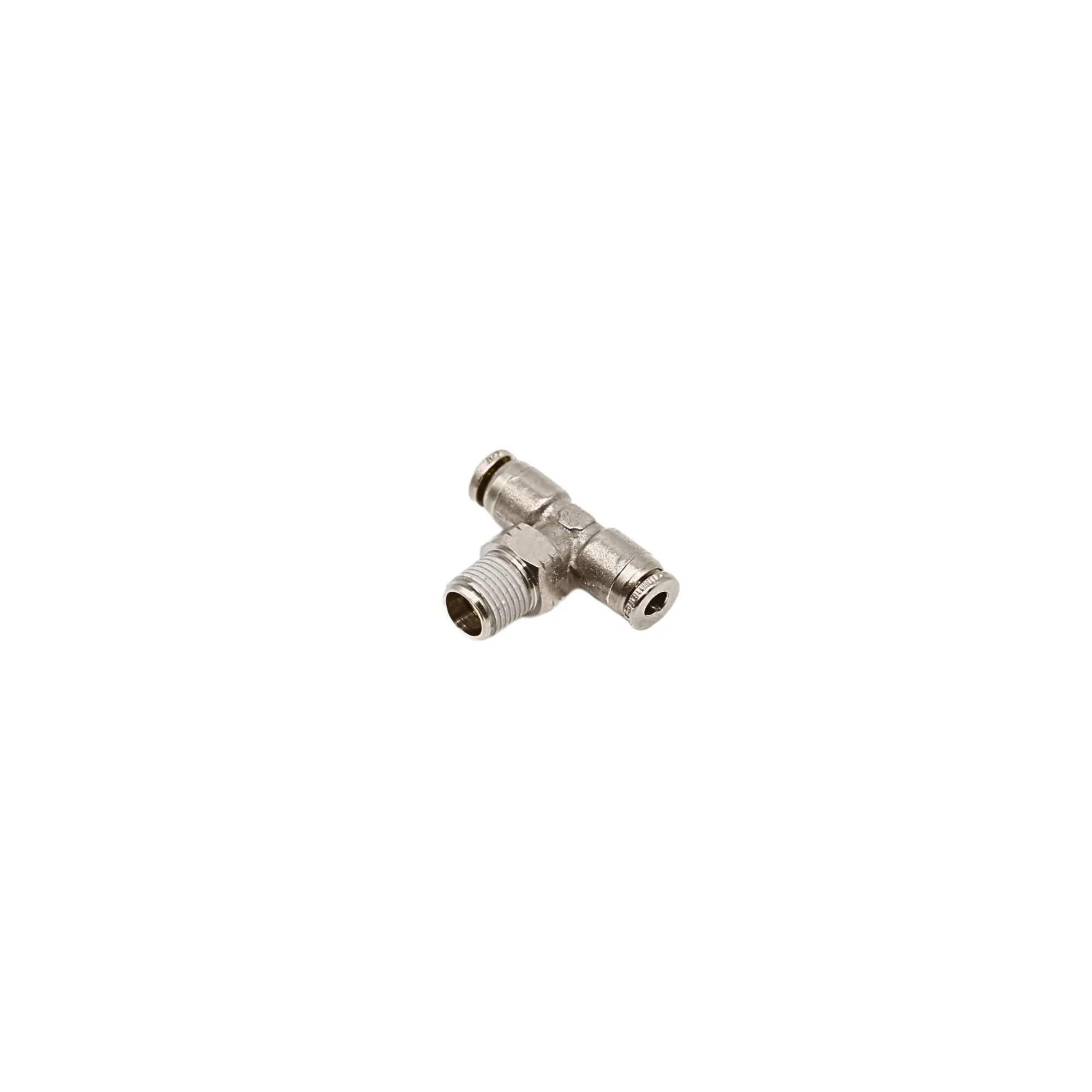 Numatics | Aventics NP Brass Push-in fitting 5/32 in Tube 1/8 in MNPT Swivel branch tee | INB114-532-020 - Image 2