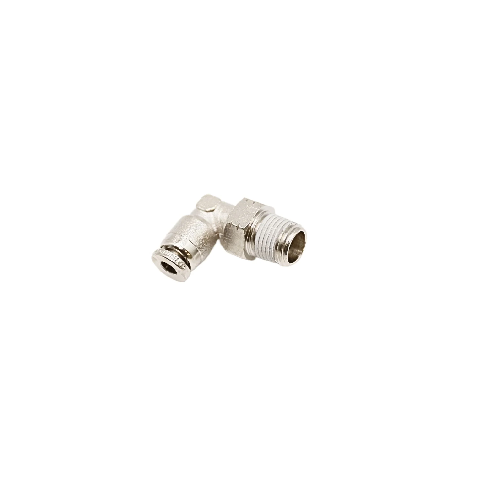 Numatics | Aventics NP Brass Push-in fitting 5/32 in Tube 1/8 in MNPT Swivel elbow | INB109-532-020 - Image 2