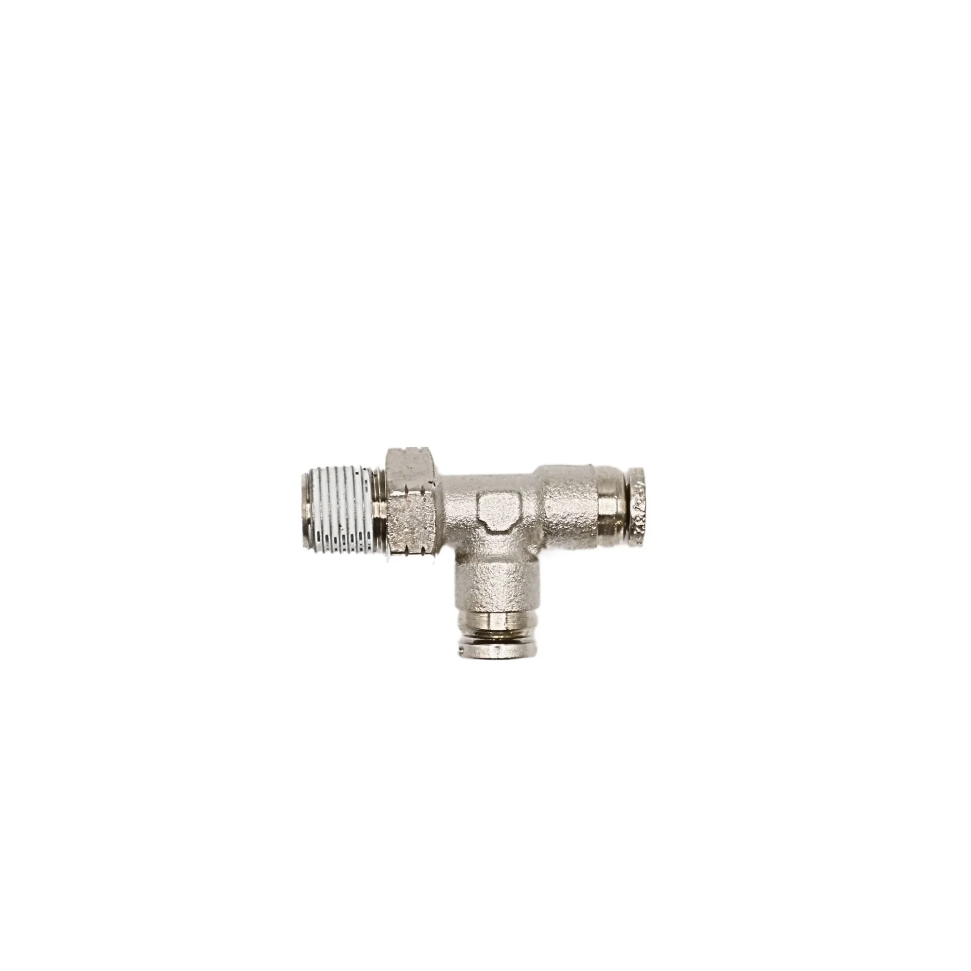 Numatics | Aventics NP Brass Push-in fitting 5/32 in Tube 1/8 in MNPT Swivel run tee | INB116-532-020