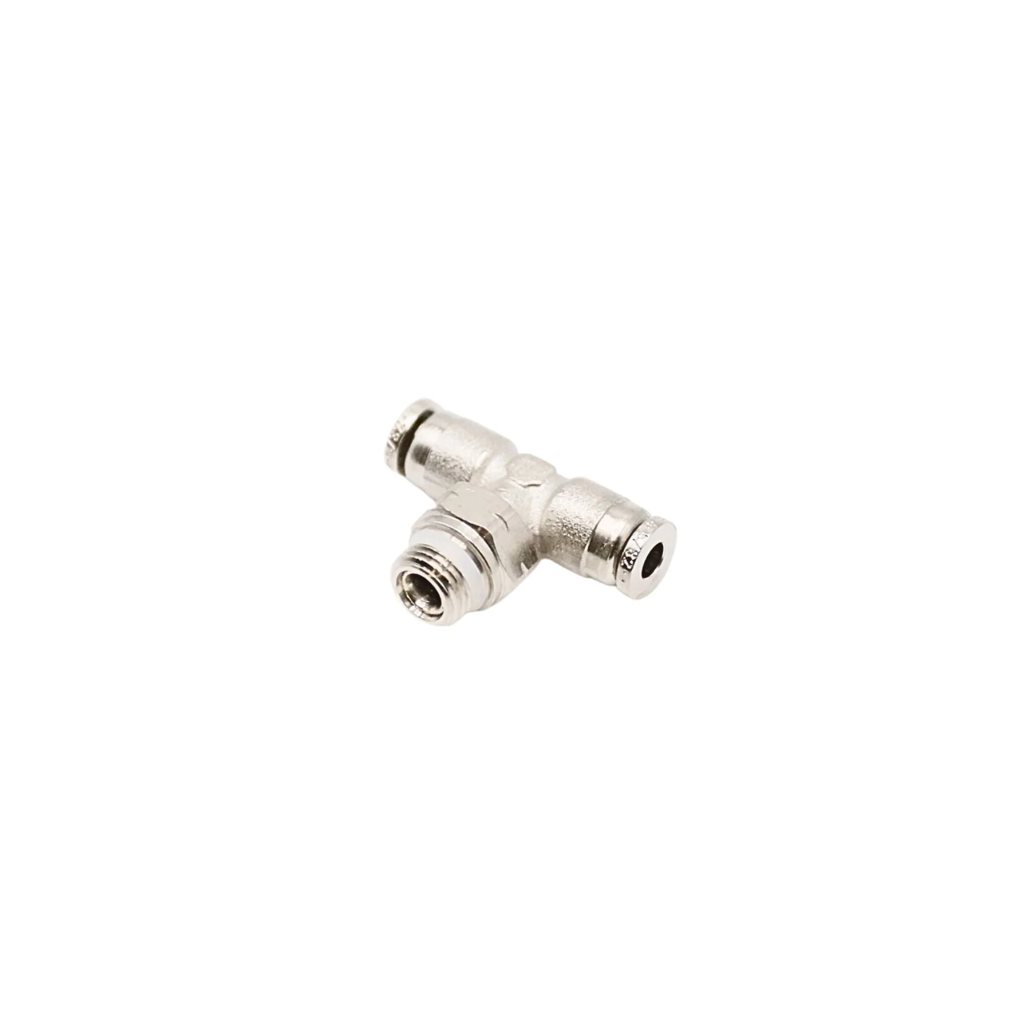 Numatics | Aventics NP Brass Push-in fitting 5/32 in Tube X 1/8 in MNPT swivel branch tee | INWB114-532-020