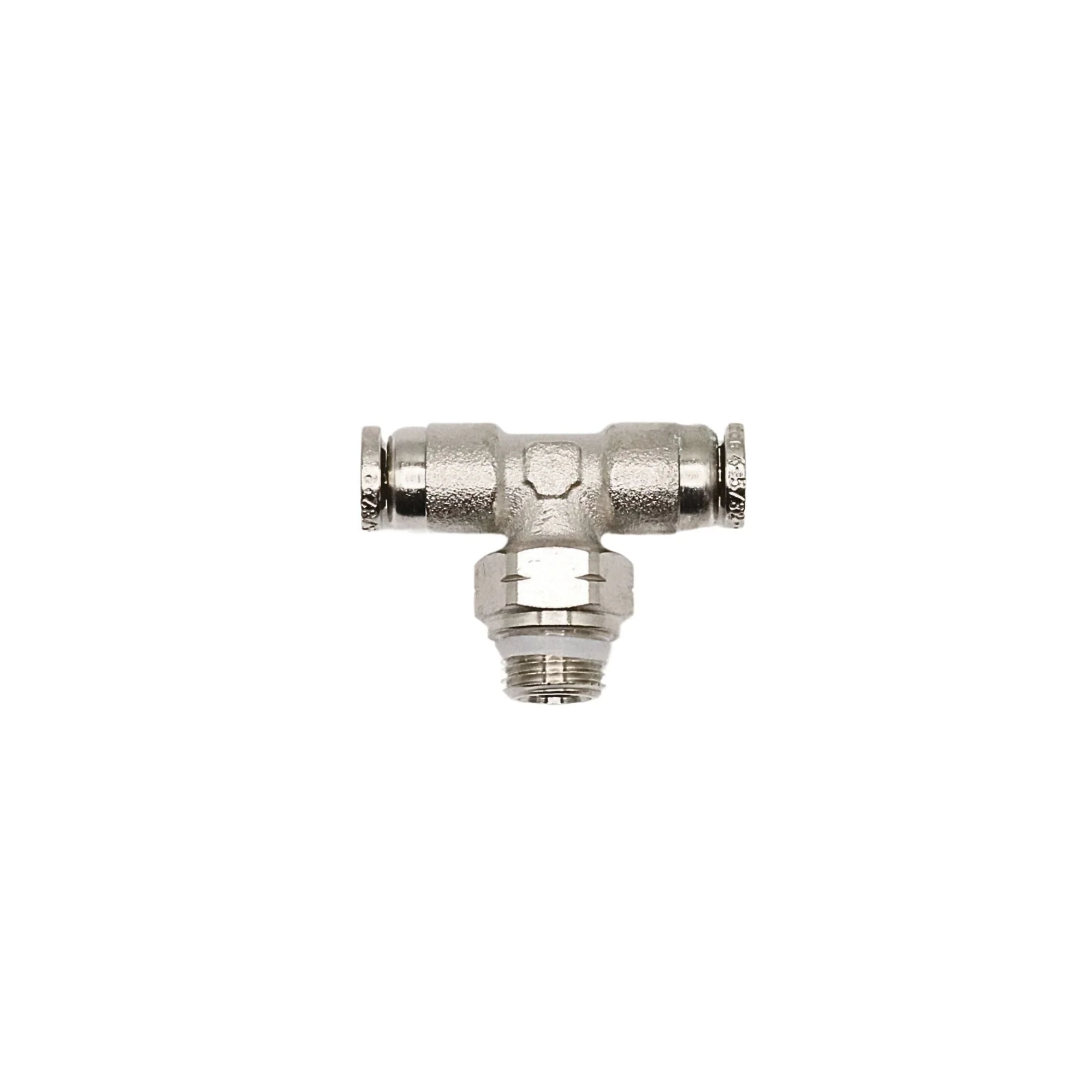 Numatics | Aventics NP Brass Push-in fitting 5/32 in Tube X 1/8 in MNPT swivel branch tee | INWB114-532-020 - Image 2