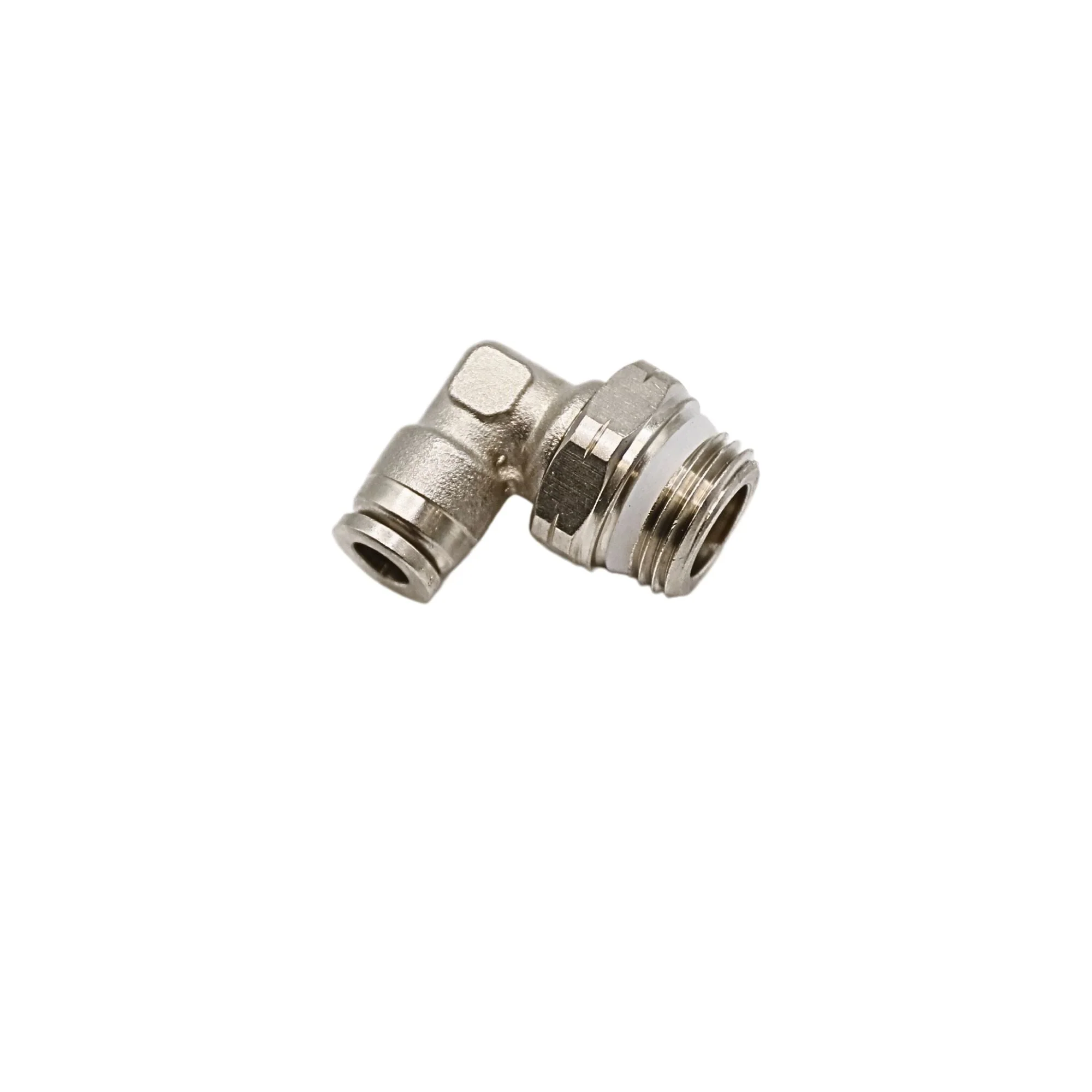 Numatics | Aventics NP Brass Push-in fitting 6mm Tube 3/8 in MNPT Swivel elbow | NWB109-006-002 - Image 2