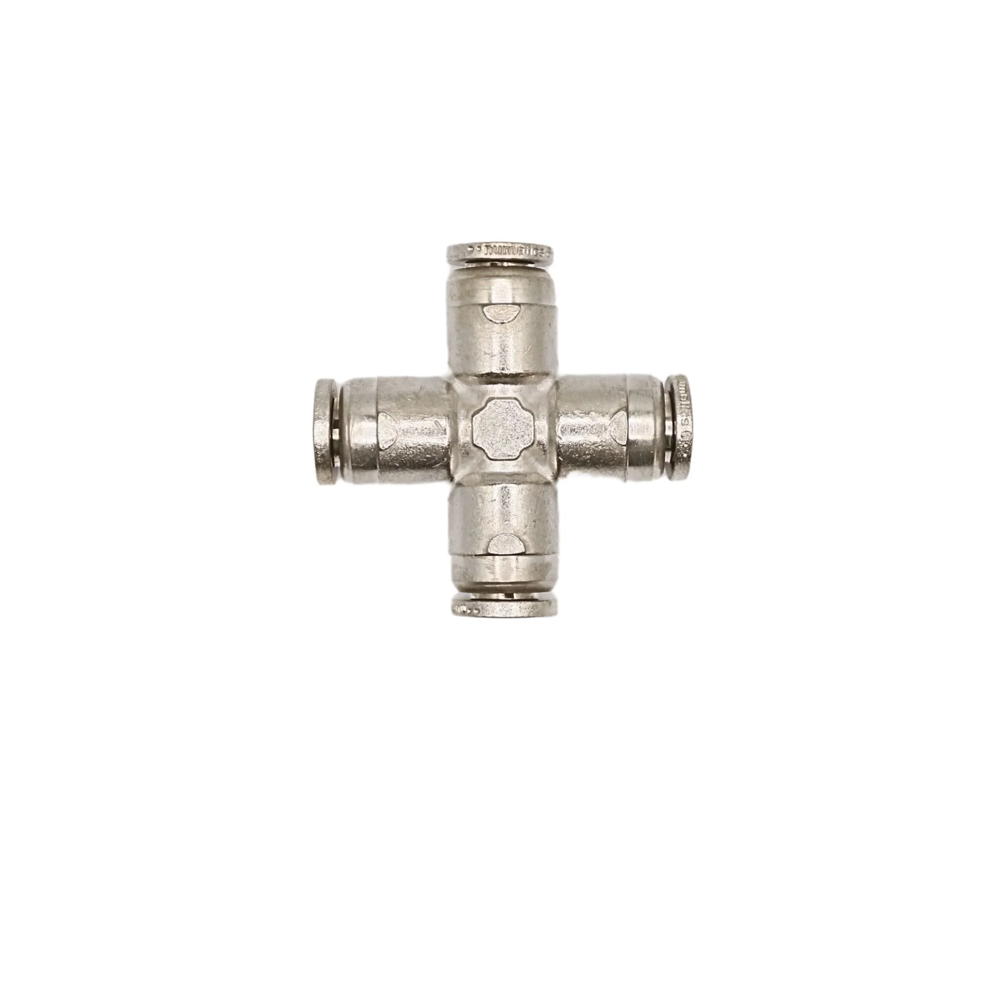 Numatics | Aventics NP Brass Push-in fitting 6mm Tube union cross | NB117-006-000