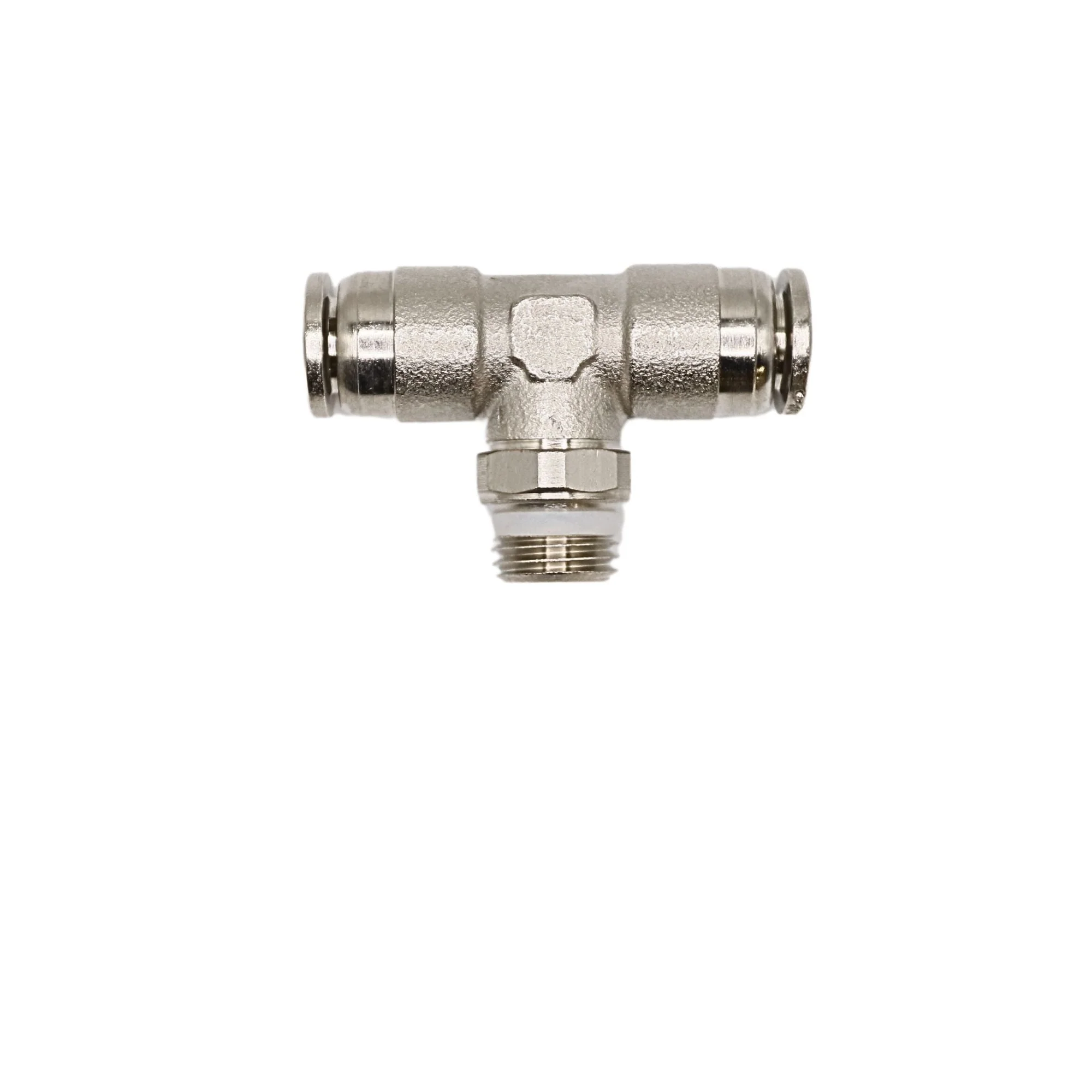 Numatics | Aventics NP Brass Push-in fitting 8mm Tube 1/4 in MNPT Swivel branch tee | NWB114-008-001
