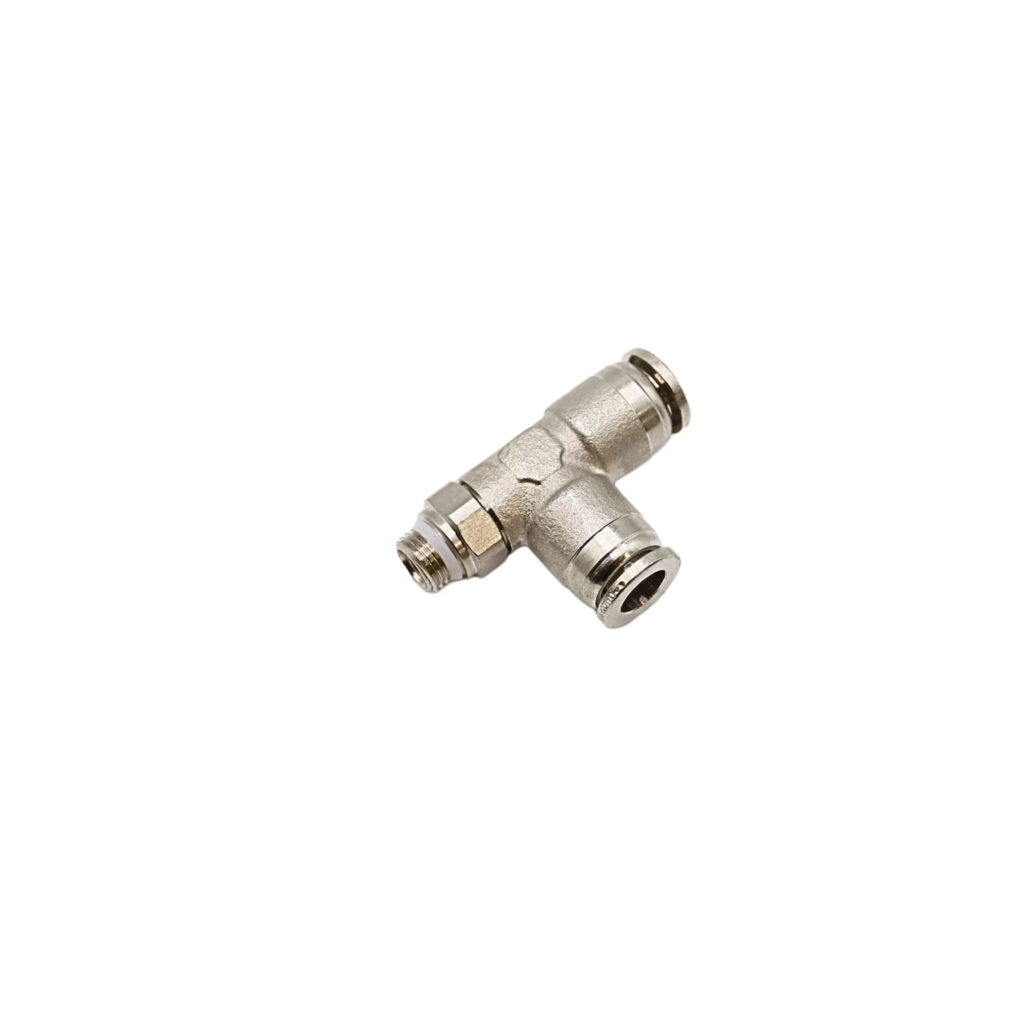 Numatics | Aventics NP Brass Push-in fitting 8mm Tube 1/8 in MNPT Swivel run tee | NWB116-008-000 - Image 2