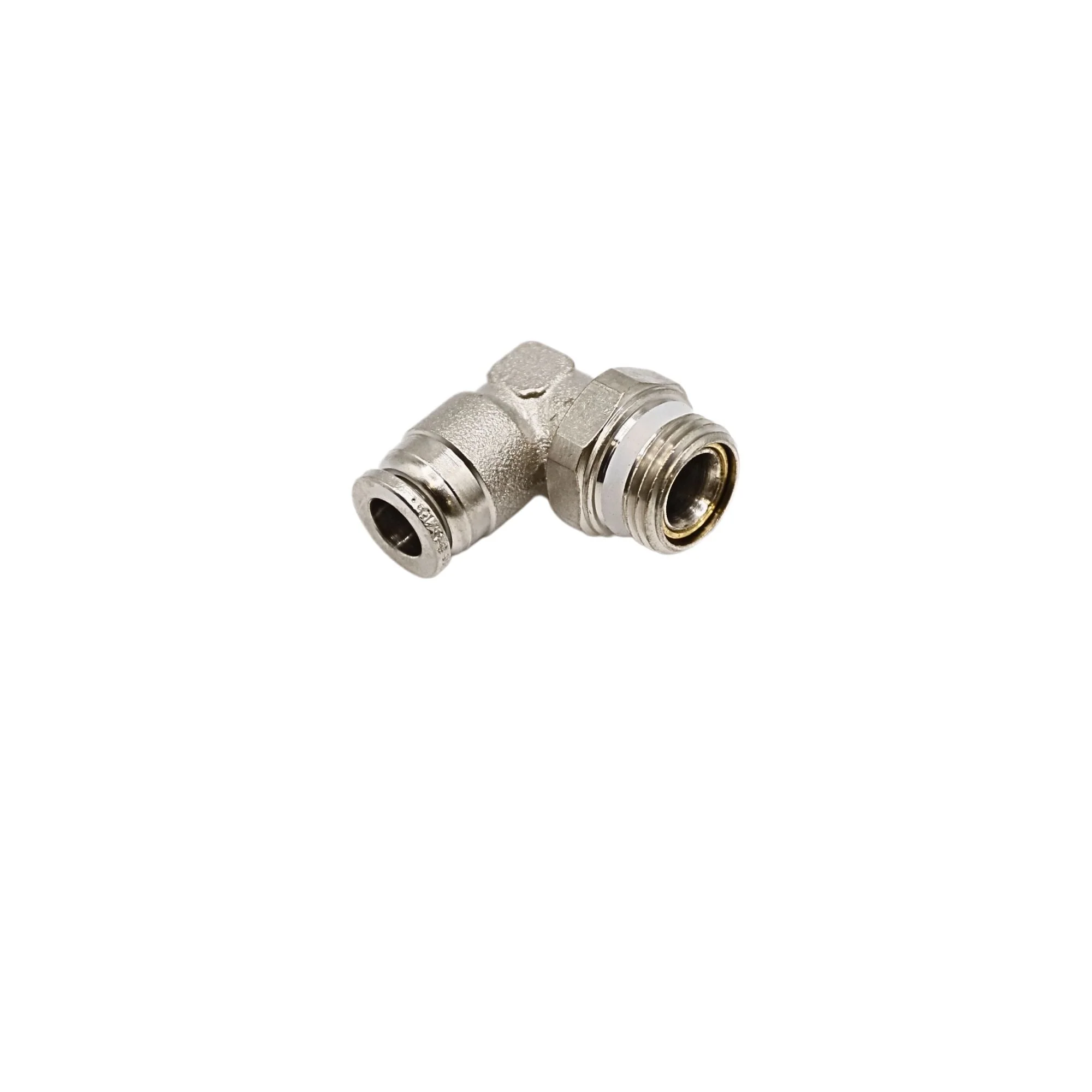 Numatics | Aventics NP Brass Push-in fitting 8mm Tube 3/8 in MNPT Swivel elbow | NWB109-008-002 - Image 2