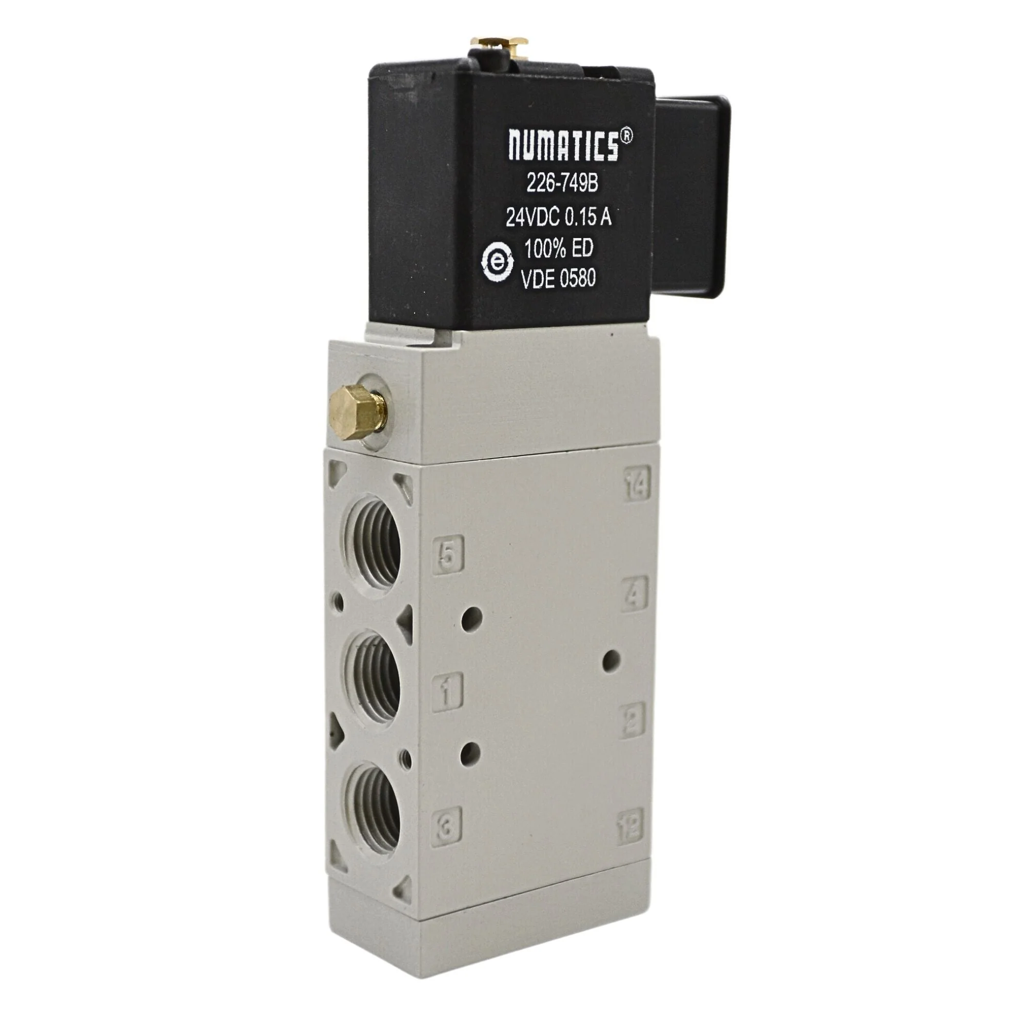 Numatics | Aventics - SOL-Pilot Valve L1 Series 4/2 SPR RTN 24VDC,1/4 in NPT | L12BA452B000061