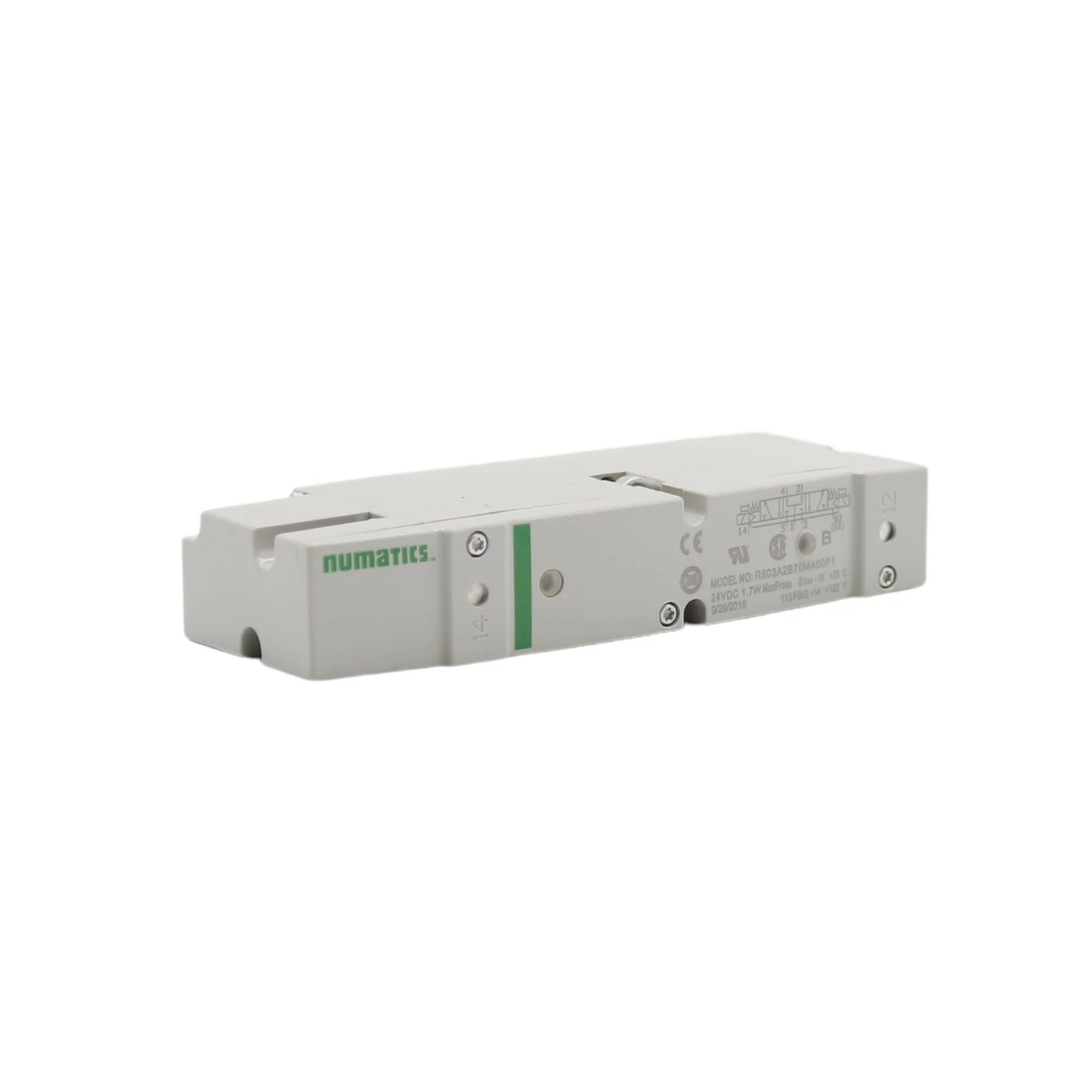 Numatics | Aventics Solenoid Pilot Valve 503 Series 4/3 Pressure CTR | R503A2B70MA00F1