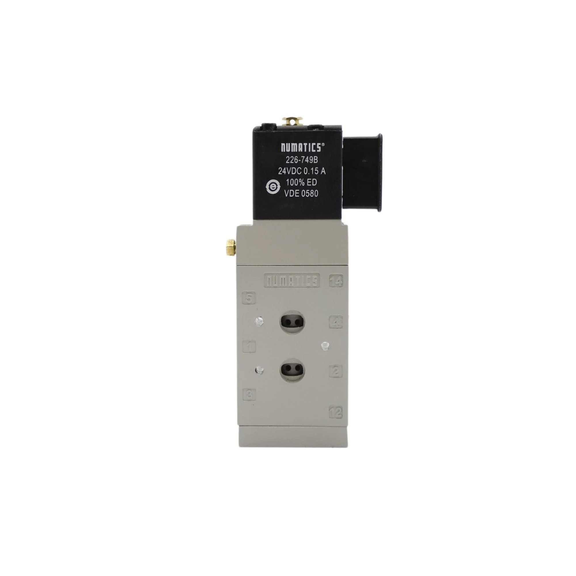 Numatics | Aventics Solenoid Pilot Valve L1 Series 4/2 SPR RTN | L12BA452B018D61